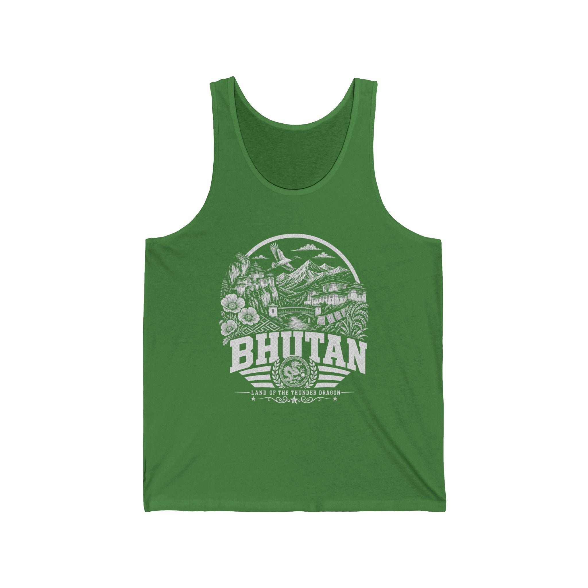 Bhutan Land of the Thunder Dragon Men's Tank Top