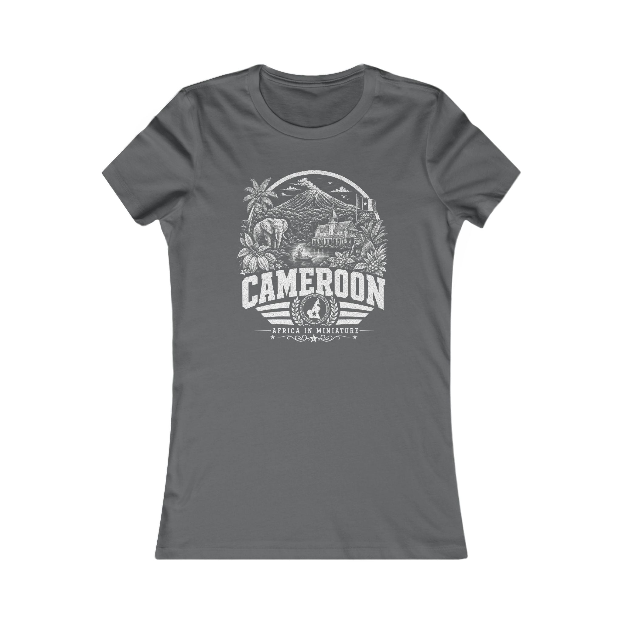 Cameroon Africa in Miniature Women's Tee
