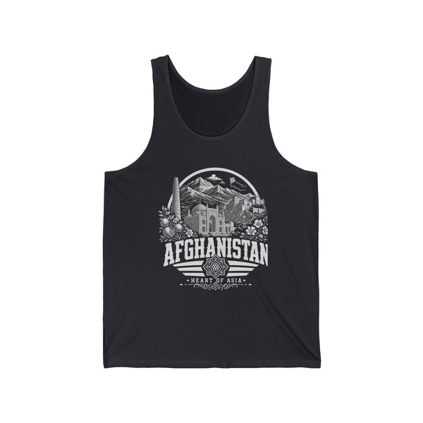 Camiseta sin mangas de hombre Heart of Asia de Afganistán