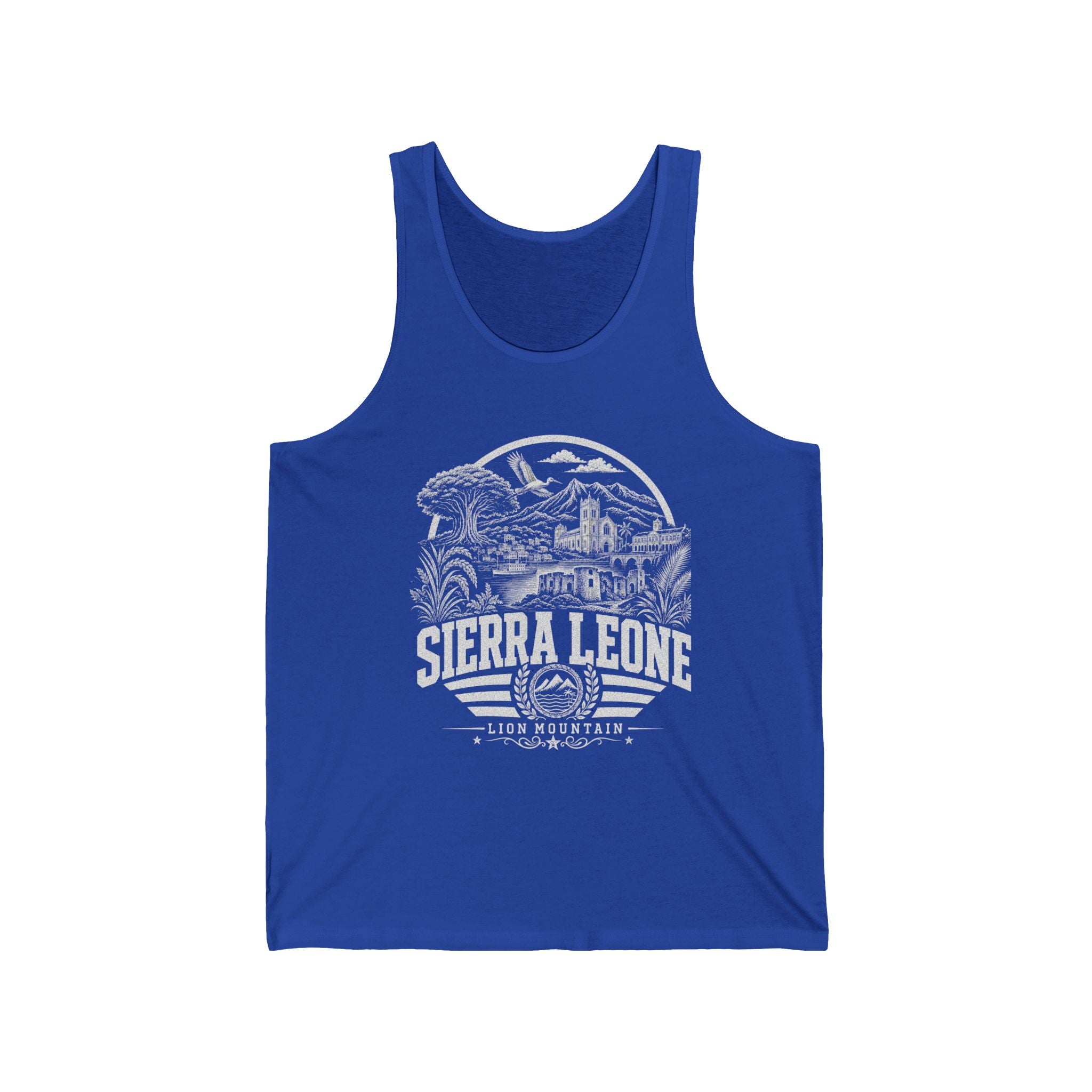 Sierra Leone Lion Mountain Men's Tank Top