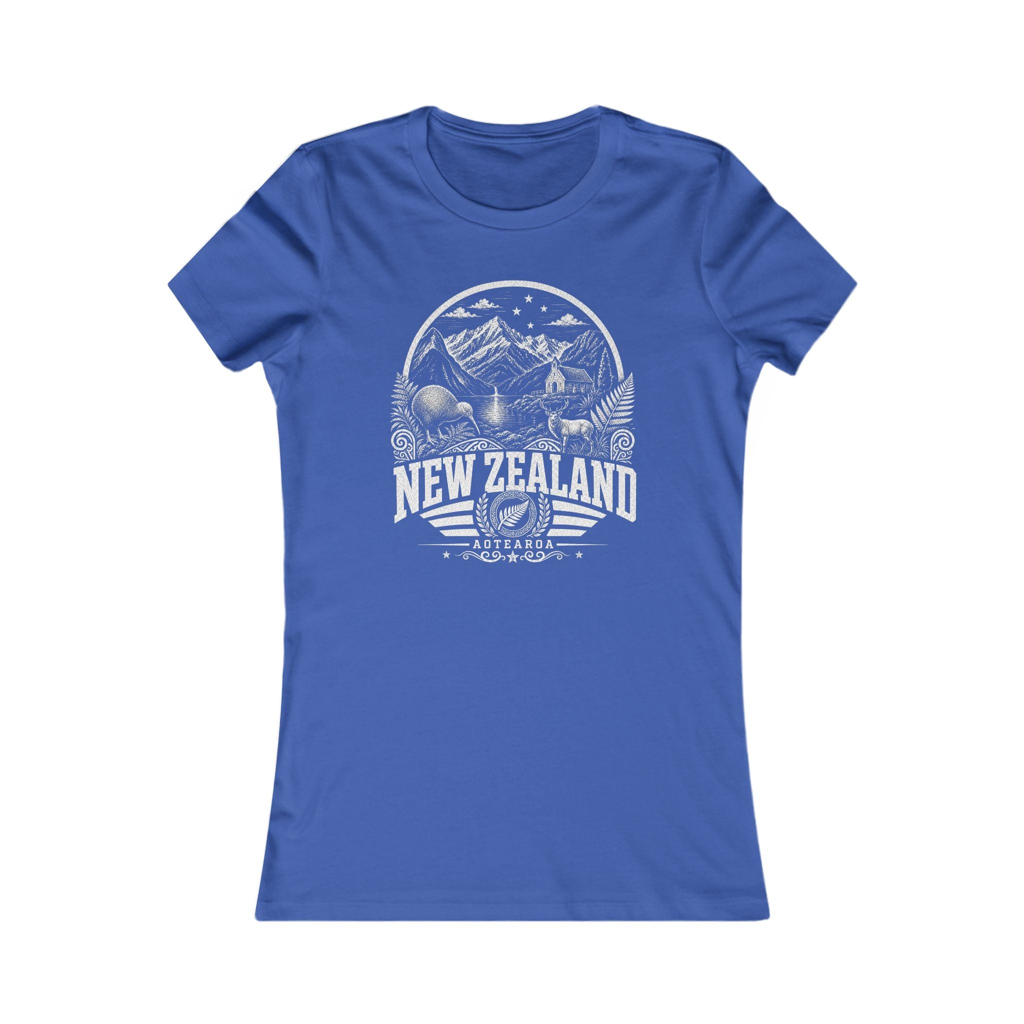 Camiseta Feminina da Nova Zelândia