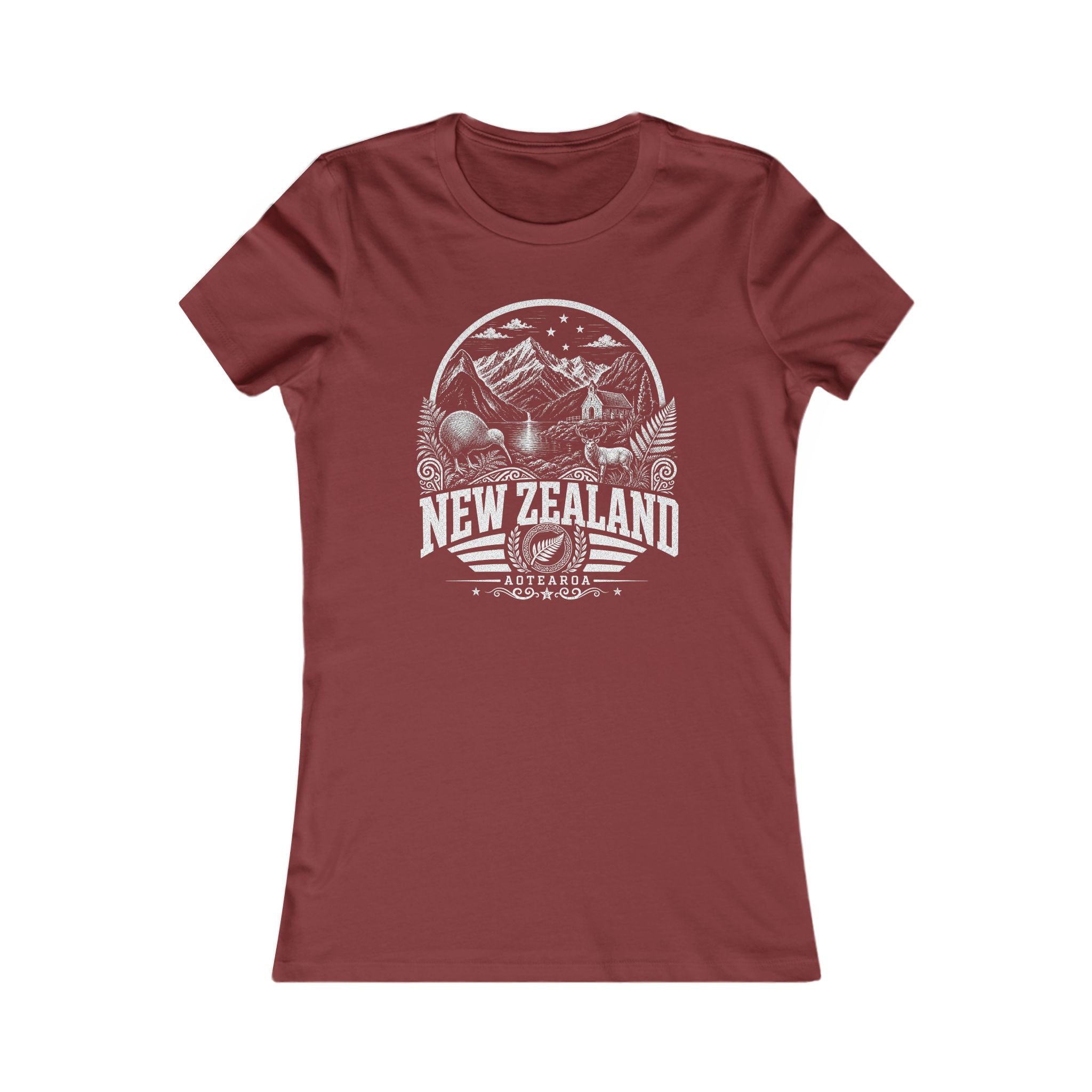 Camiseta Feminina da Nova Zelândia