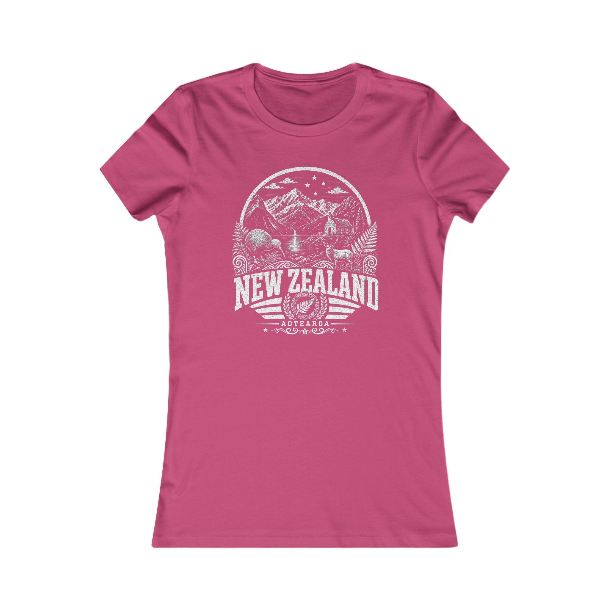 Camiseta Feminina da Nova Zelândia