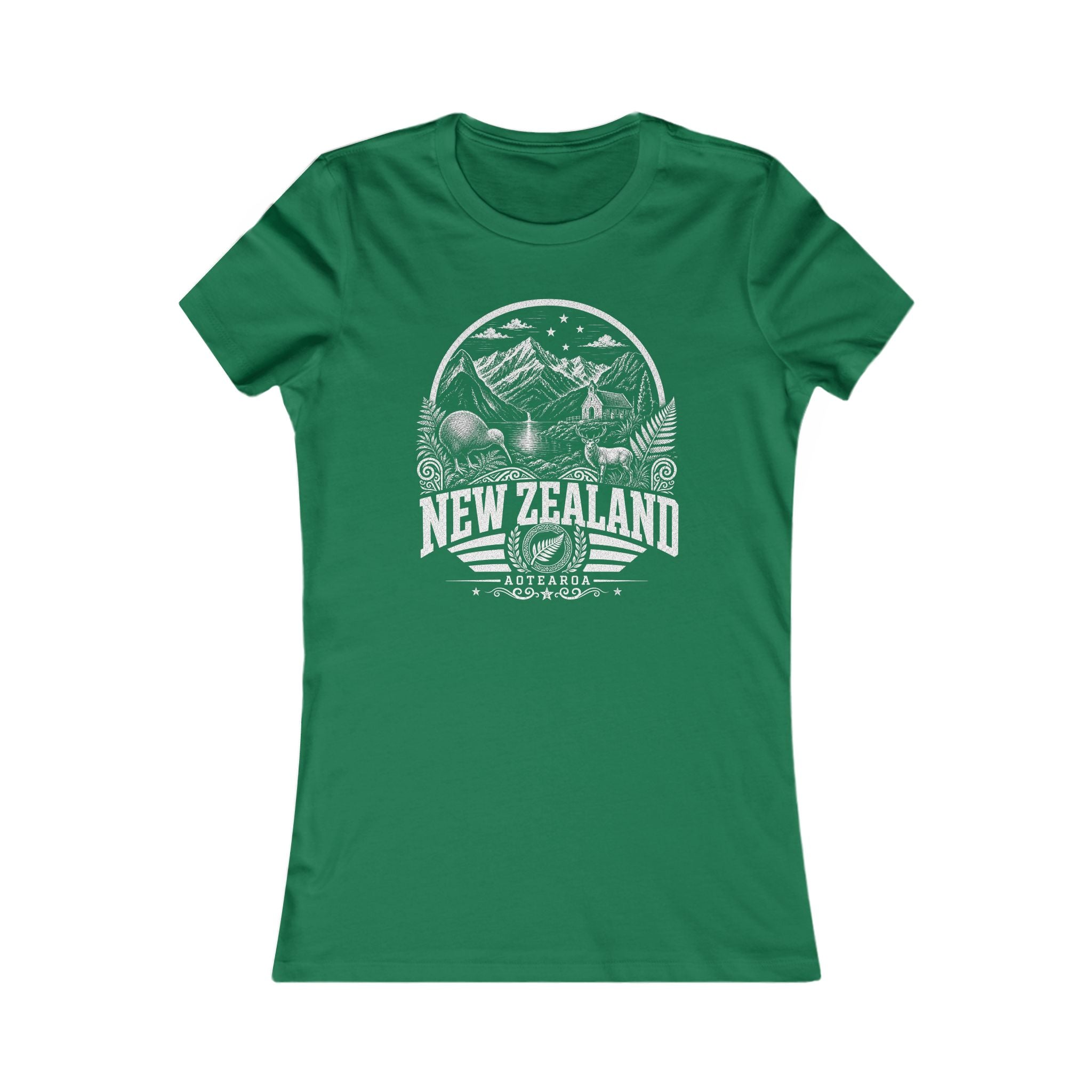 Camiseta Feminina da Nova Zelândia