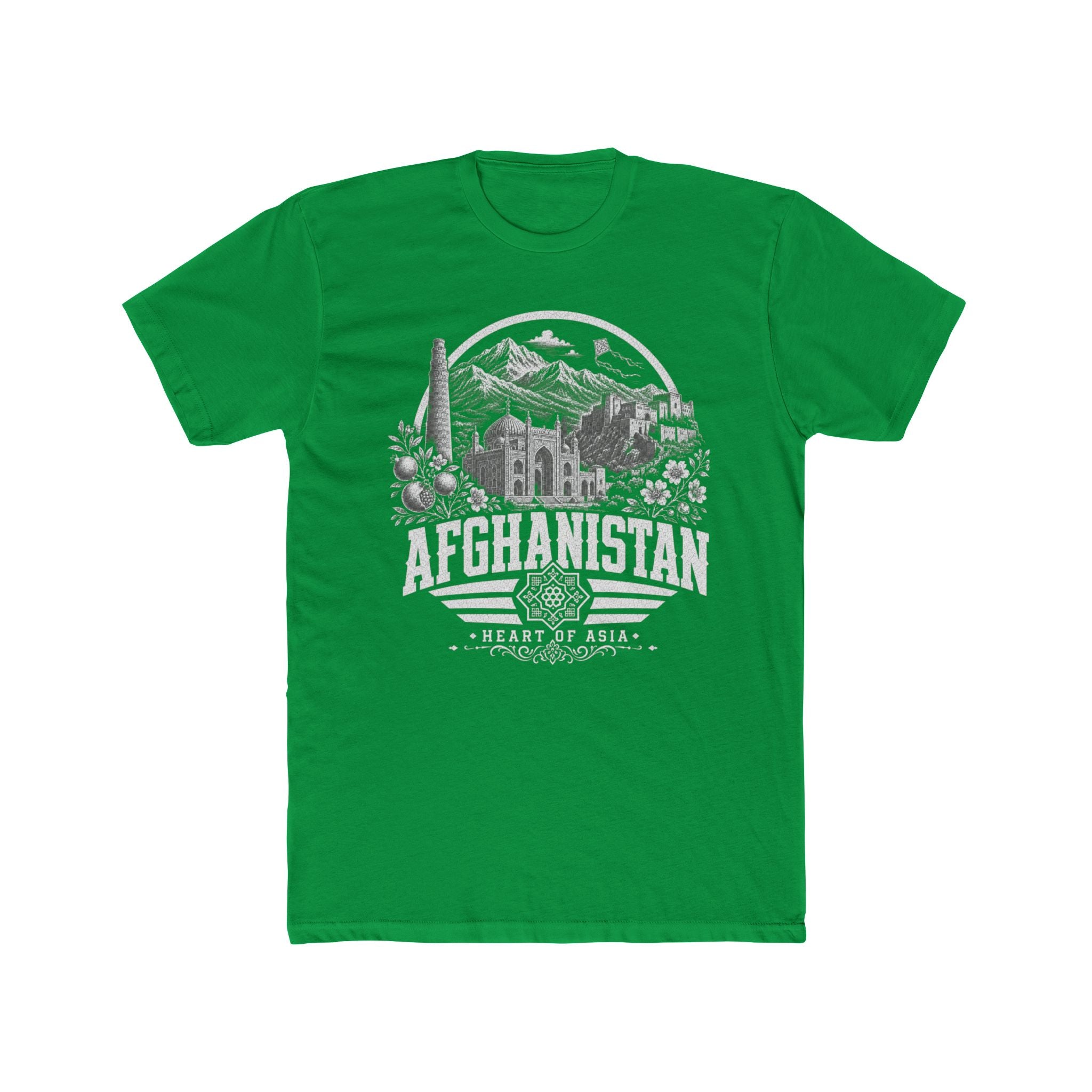 Camiseta Masculina Afeganistão Coração da Ásia