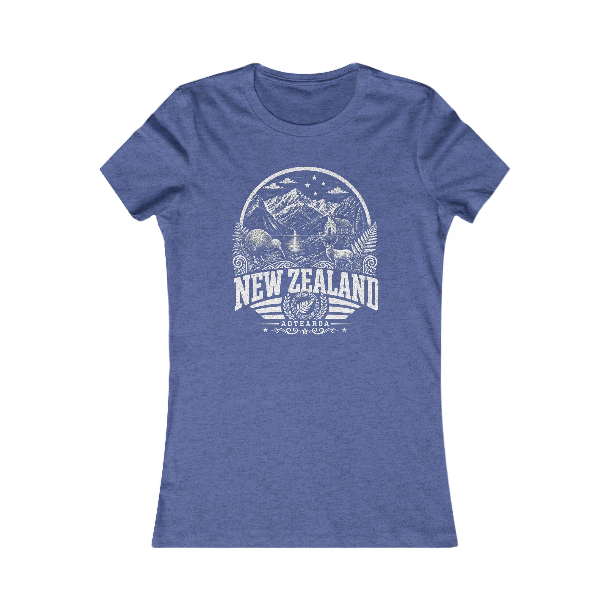 Camiseta Feminina da Nova Zelândia