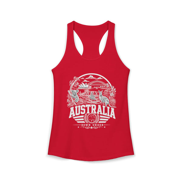 Australia Down Under Women's Tank Top