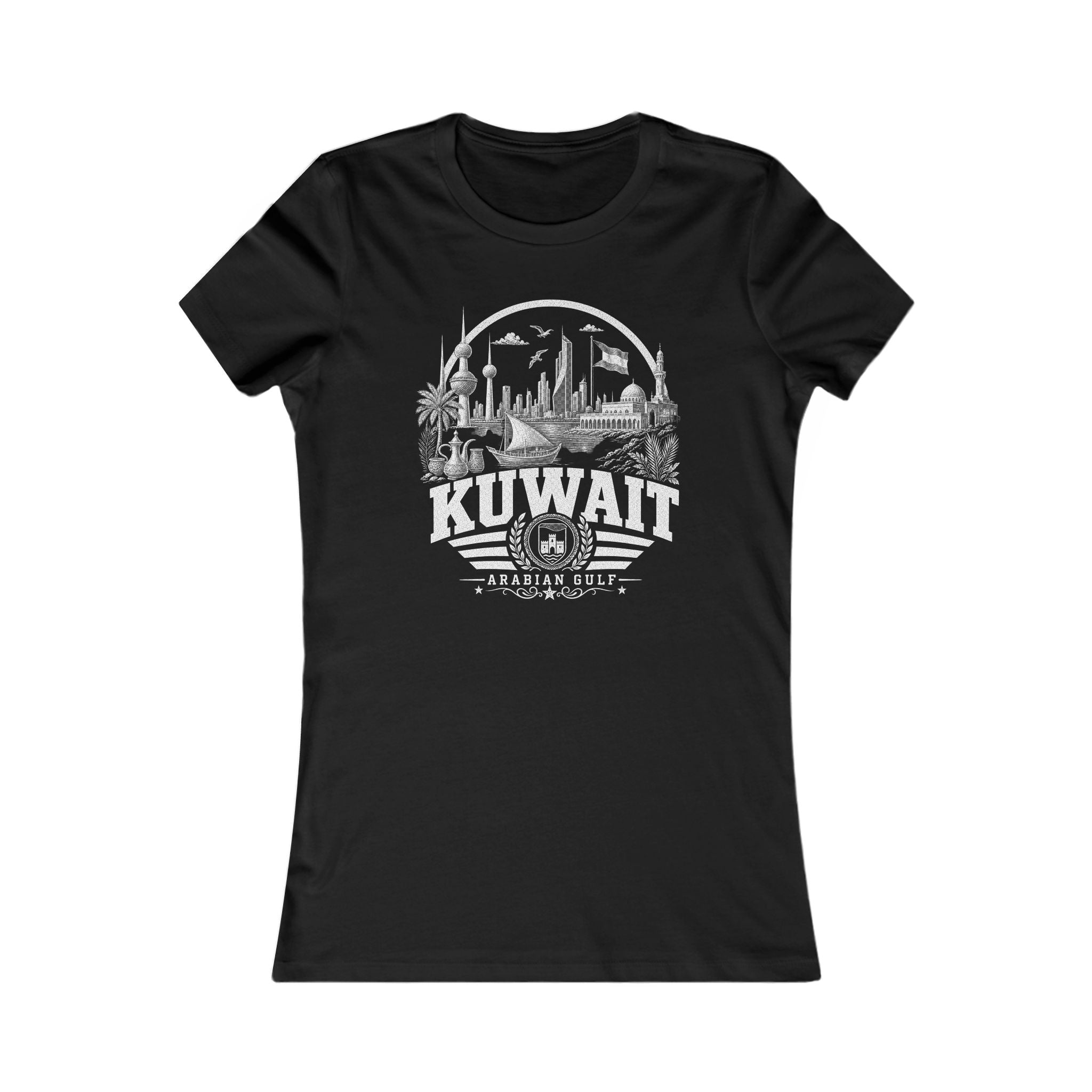 Camiseta Feminina Kuwait Arabian Gulf