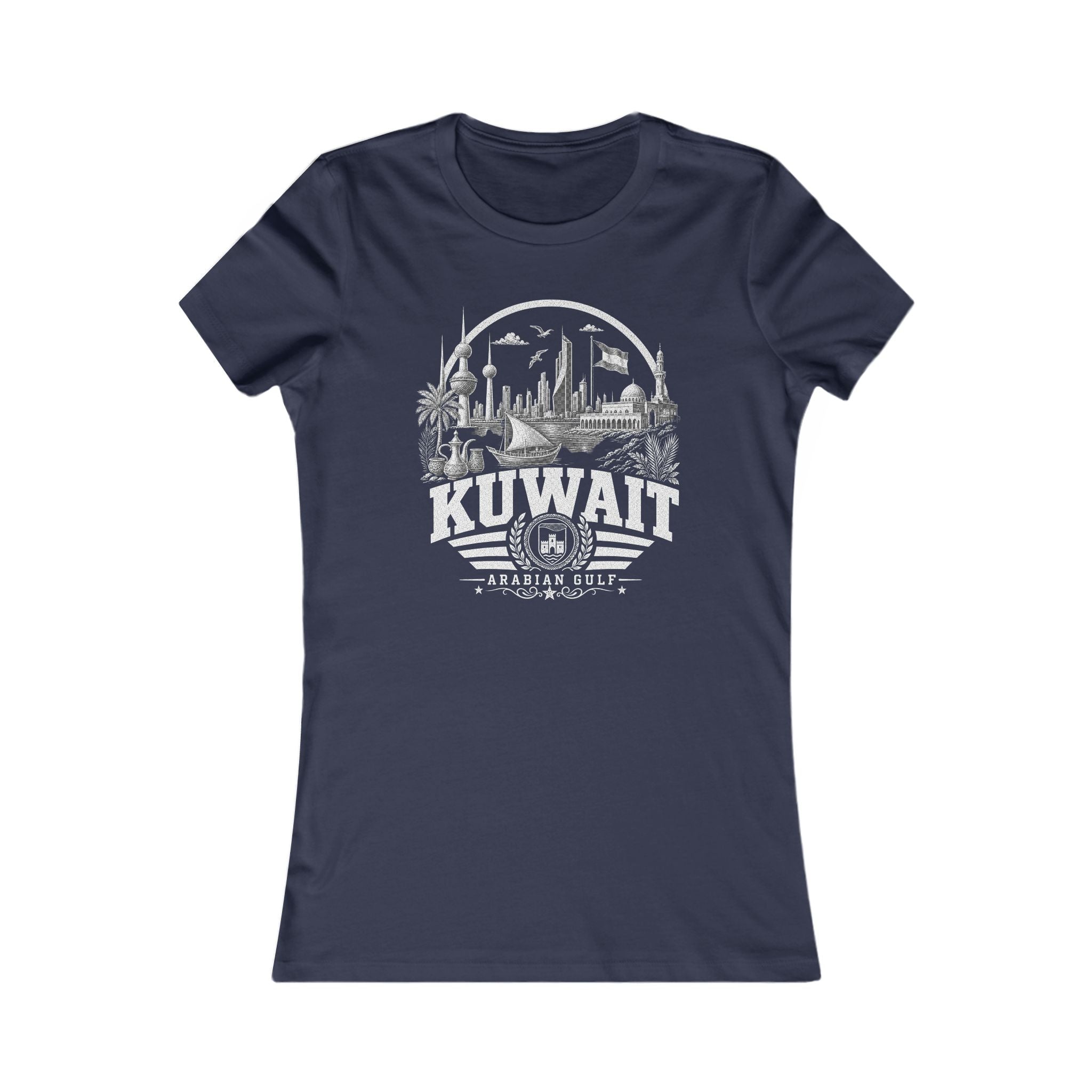 Camiseta Feminina Kuwait Arabian Gulf