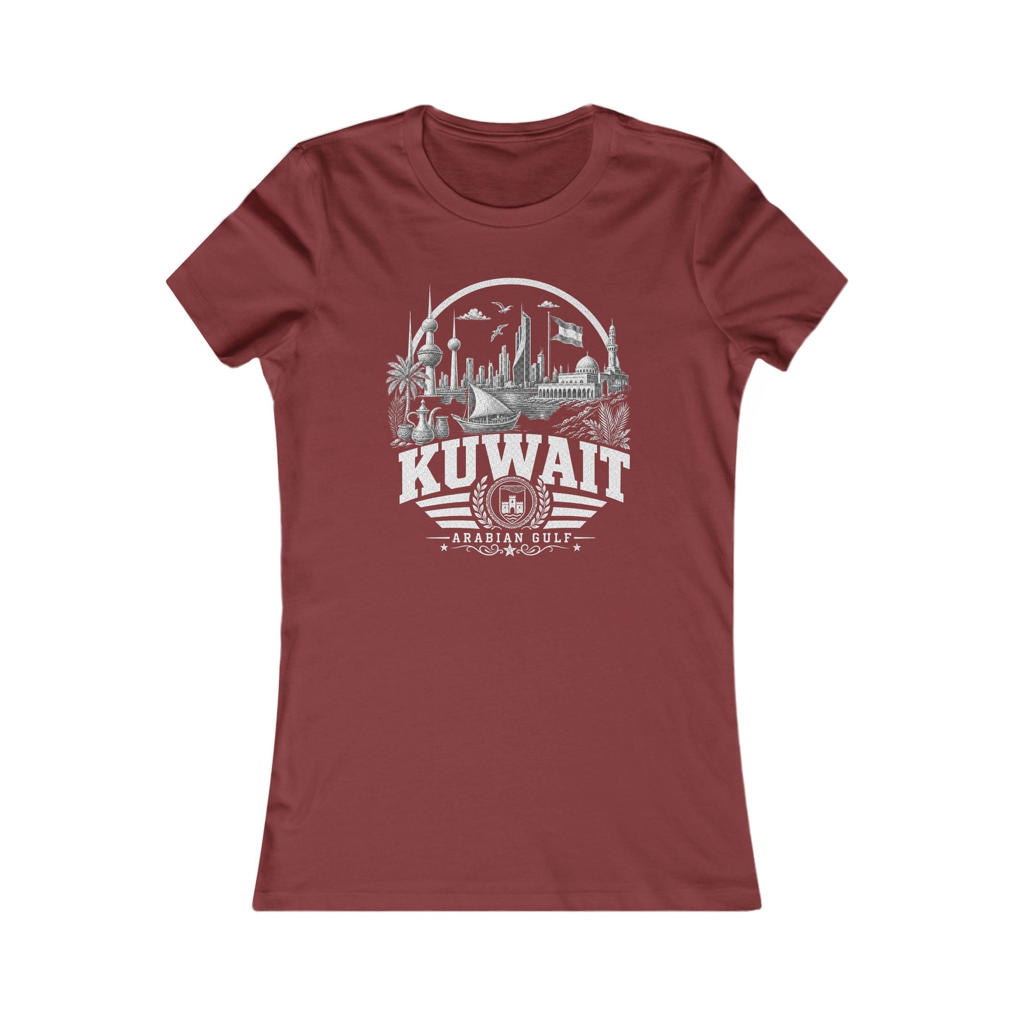Camiseta Feminina Kuwait Arabian Gulf