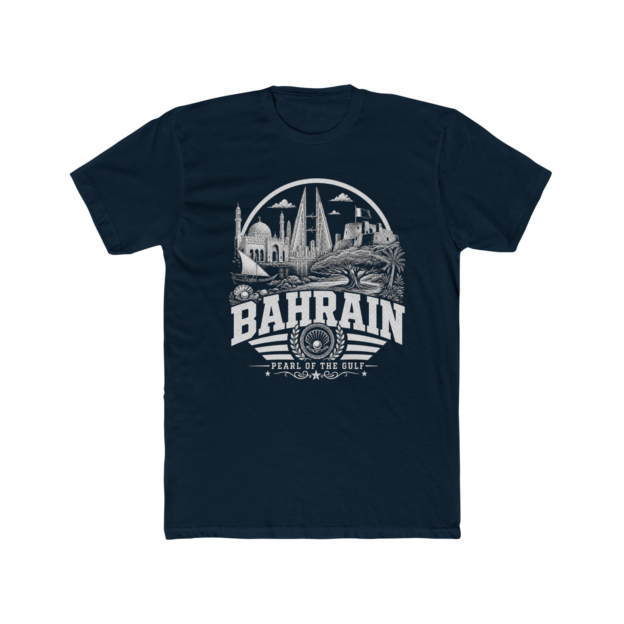 Camiseta Masculina Bahrain Pérola do Golfo