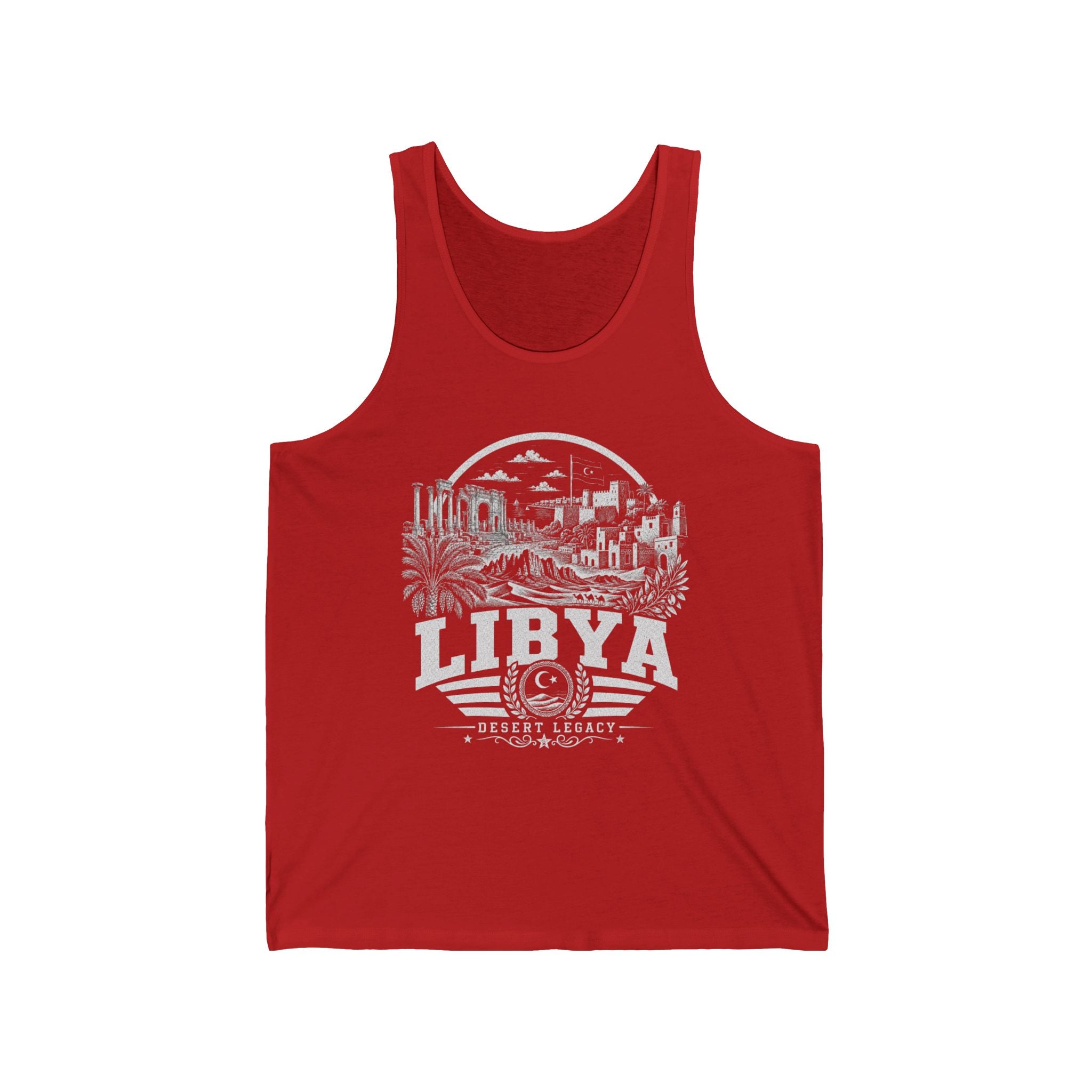 Camiseta sin mangas para hombre Libya Desert Legacy