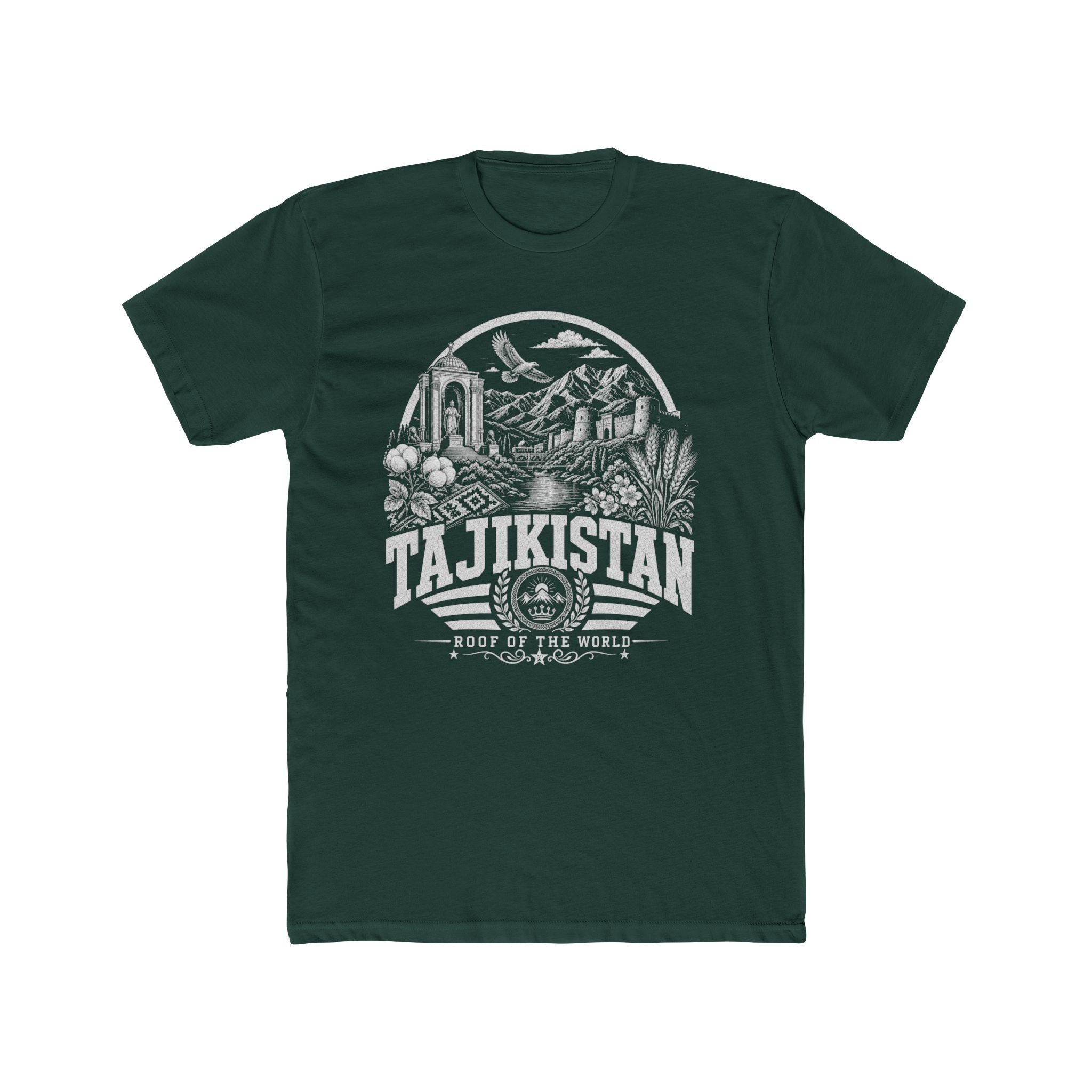Camiseta Masculina Teto do Mundo Tajiquistão