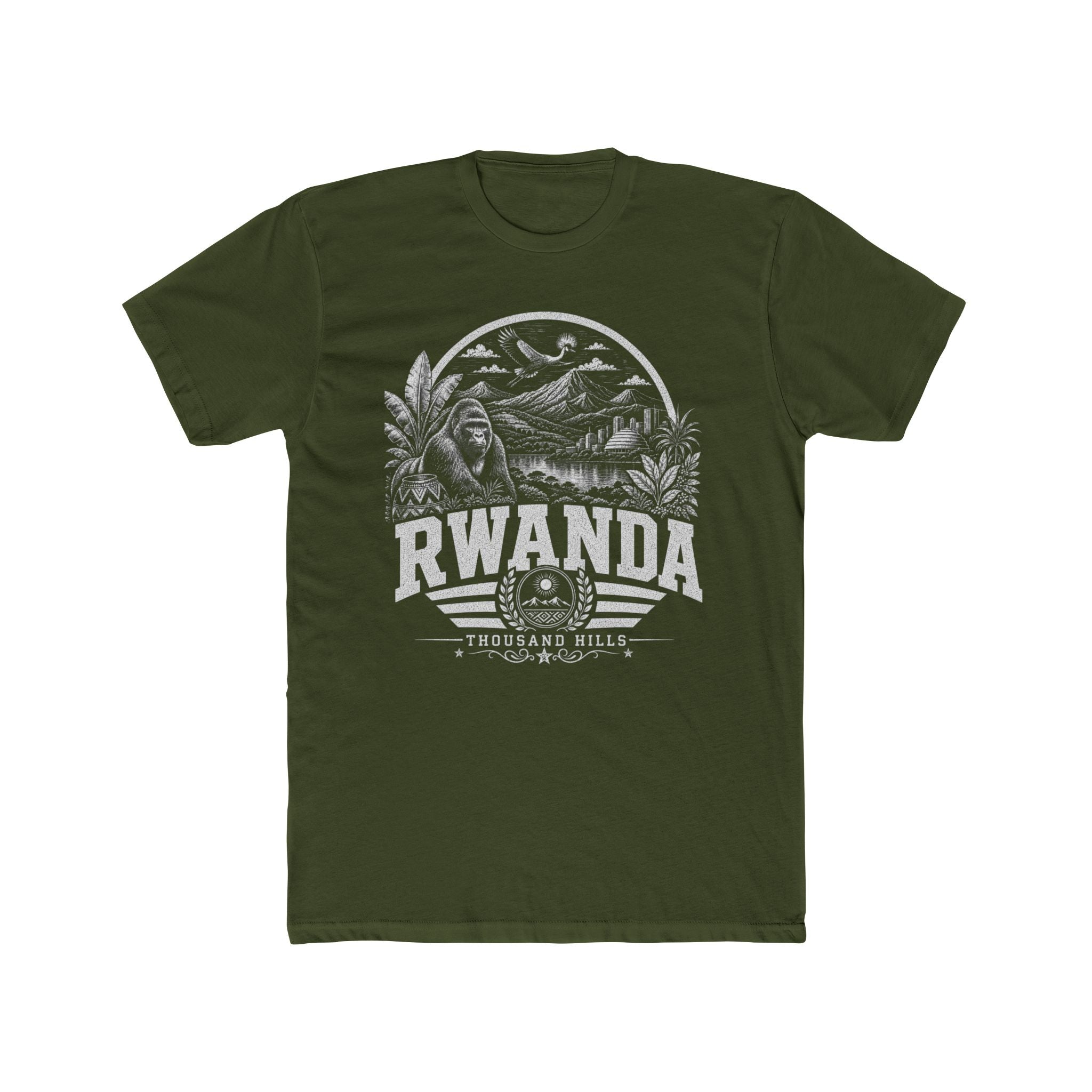 USA vintage landmarks men's tee — iconic landmark design | Nameshi Destinations (view 3)