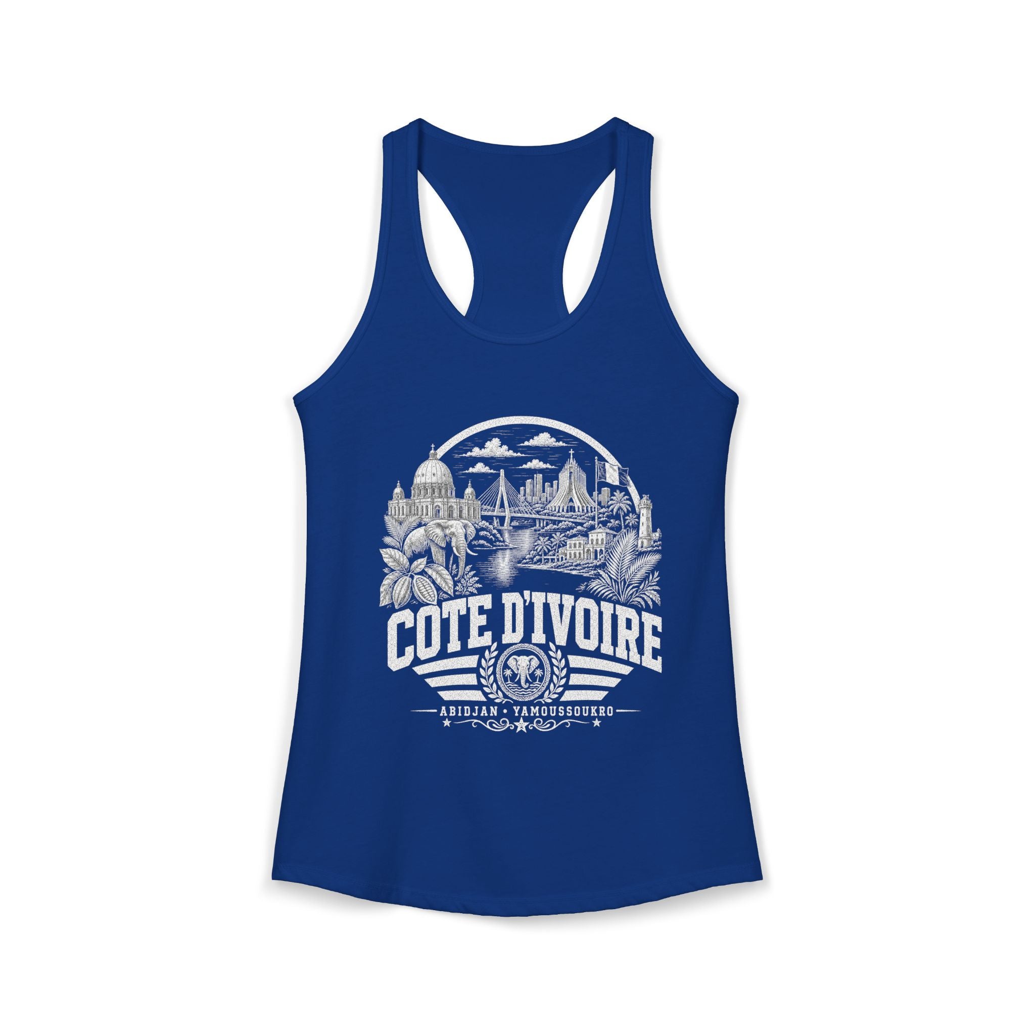 Cote d'Ivoire Land of Elephants Women's Tank Top
