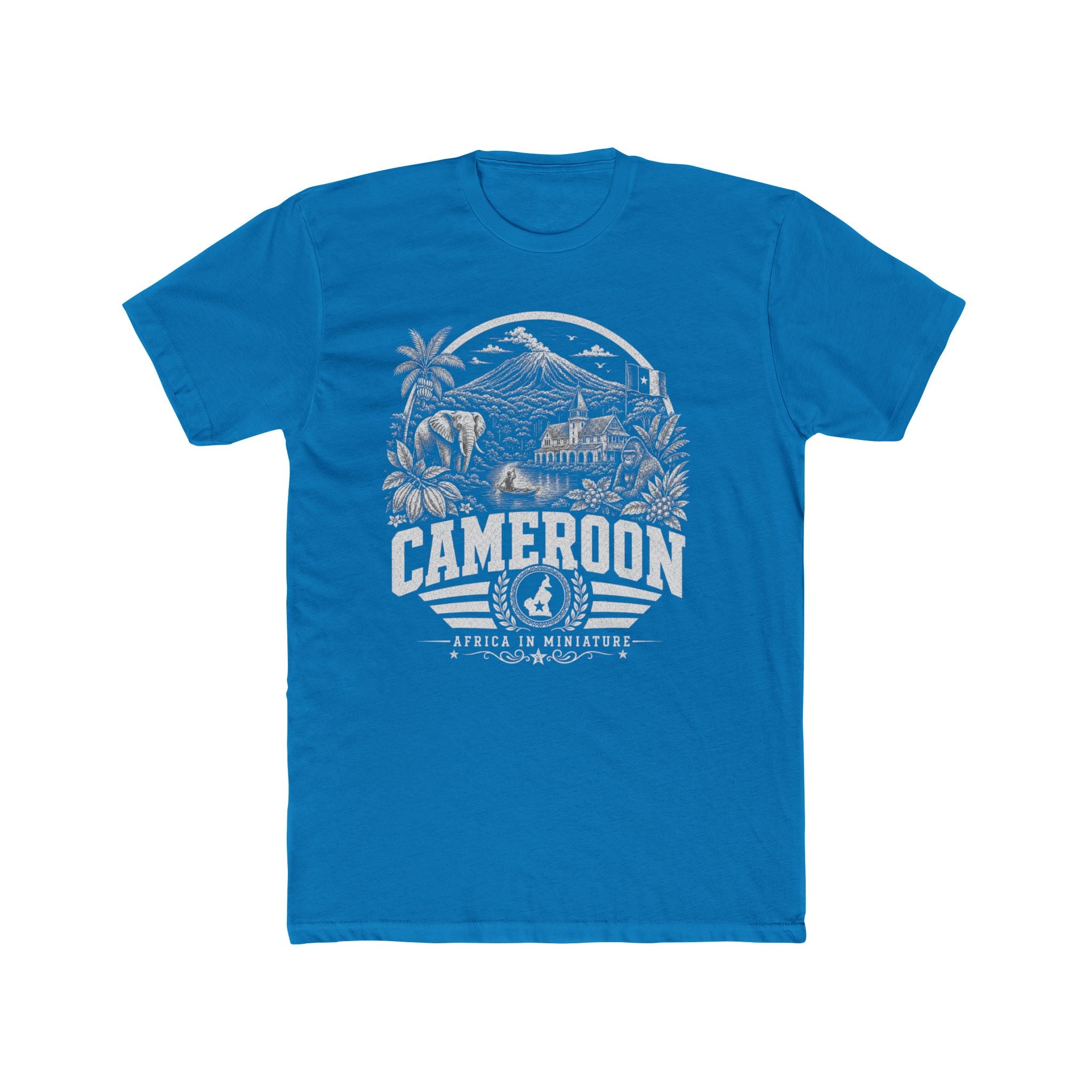 Camarões África em Miniatura Camiseta Masculina