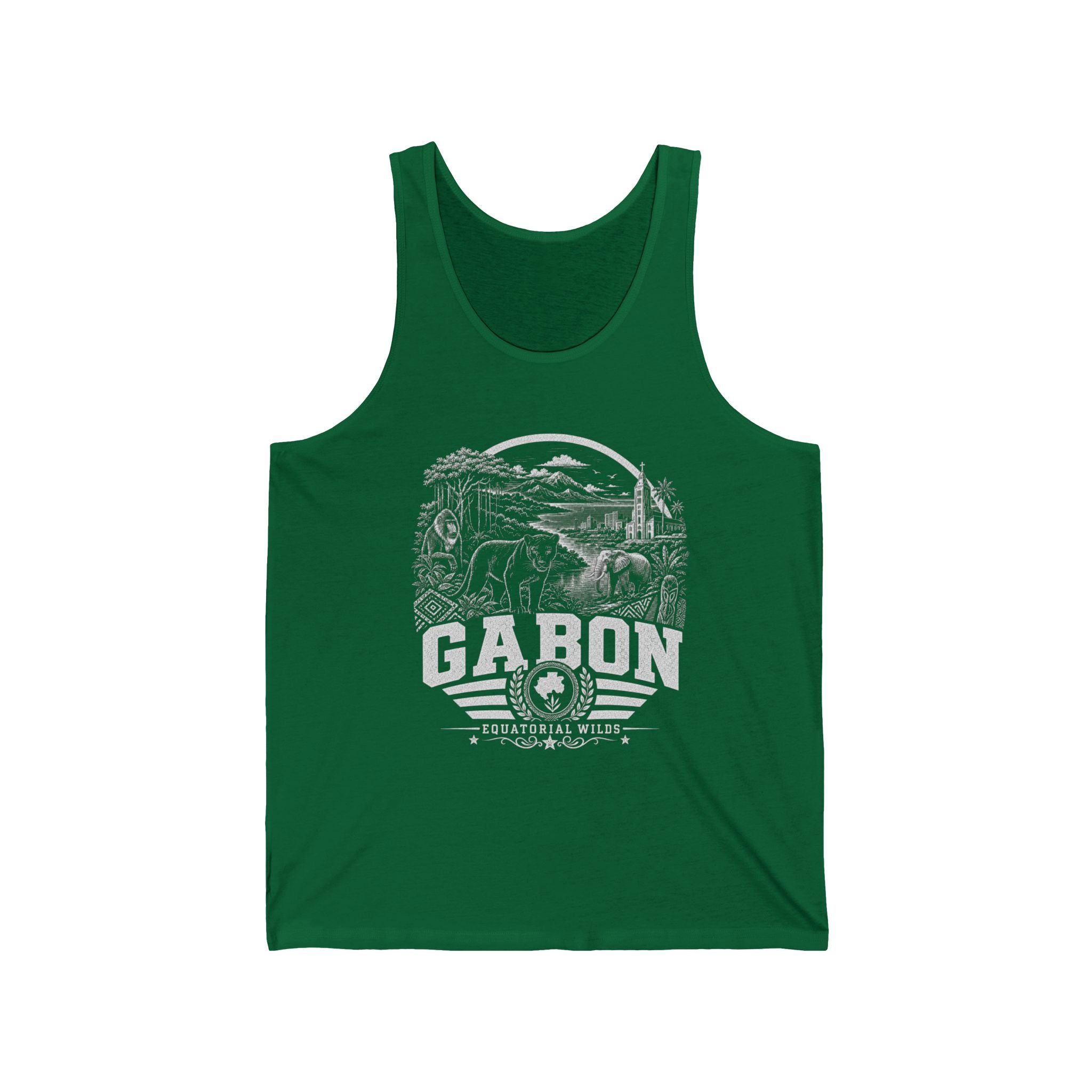 Gabon Equatorial Wilds Men's Tank Top