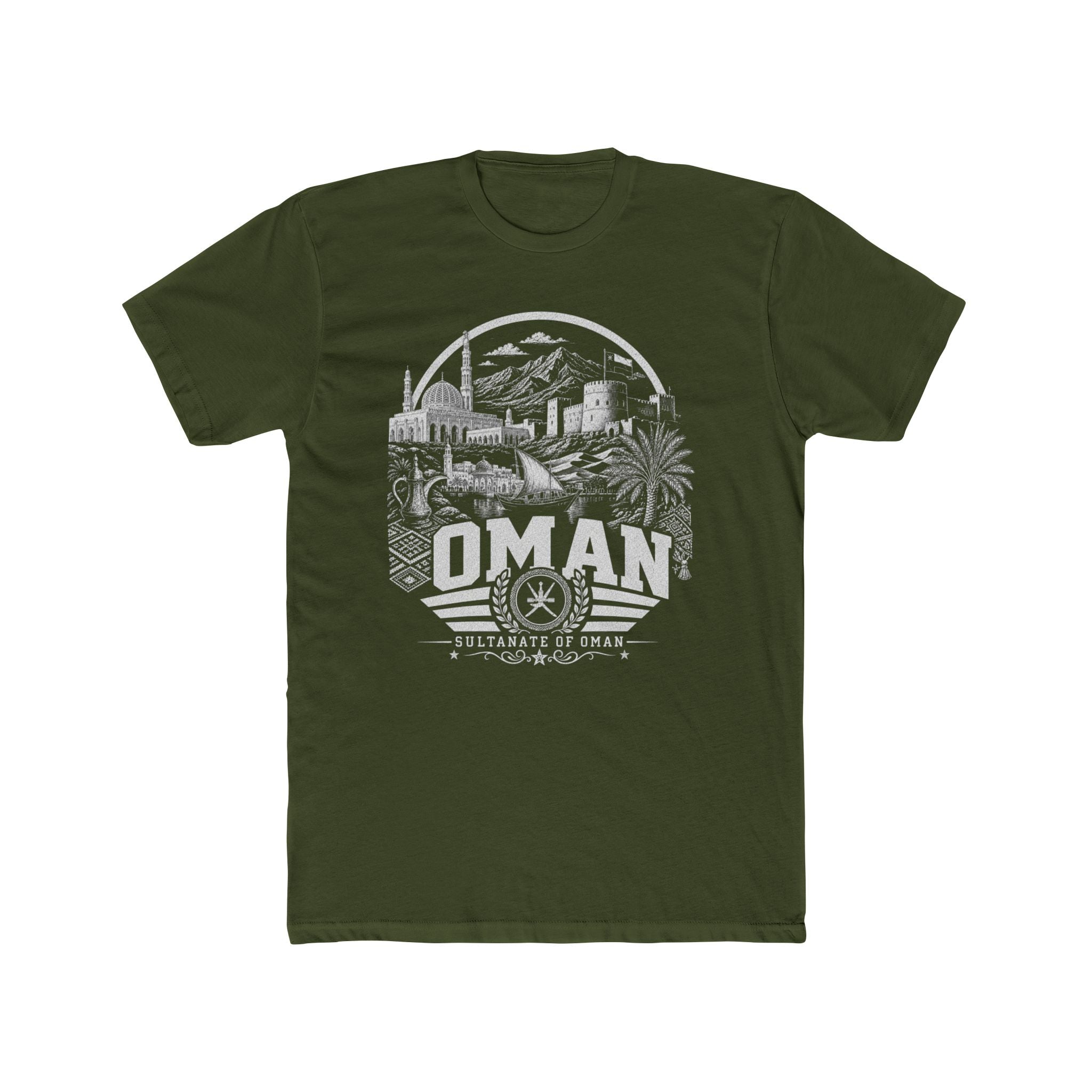 Omã Sultanato de Omã Camiseta Masculina