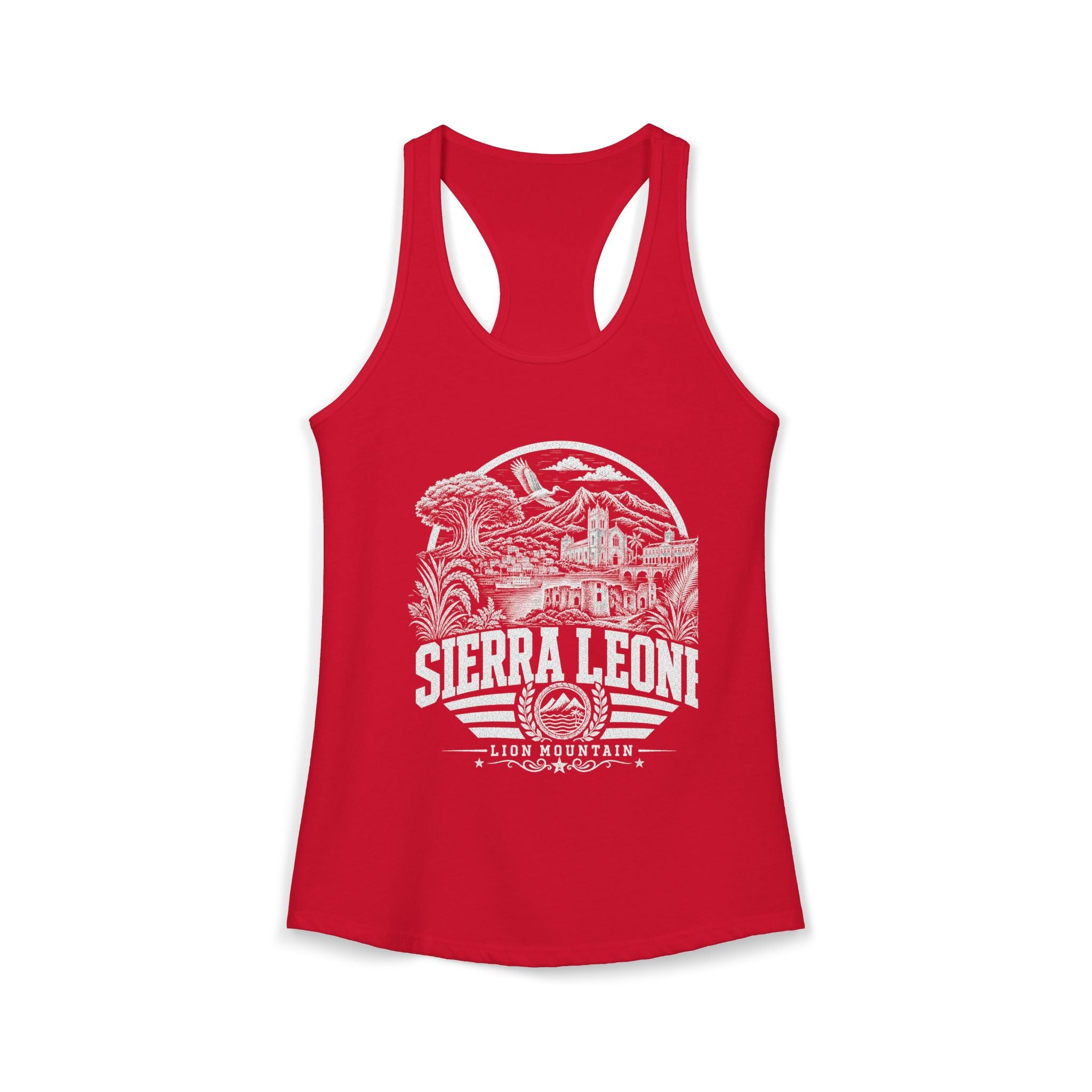 Sierra Leone Lion Mountain Women's Tank Top