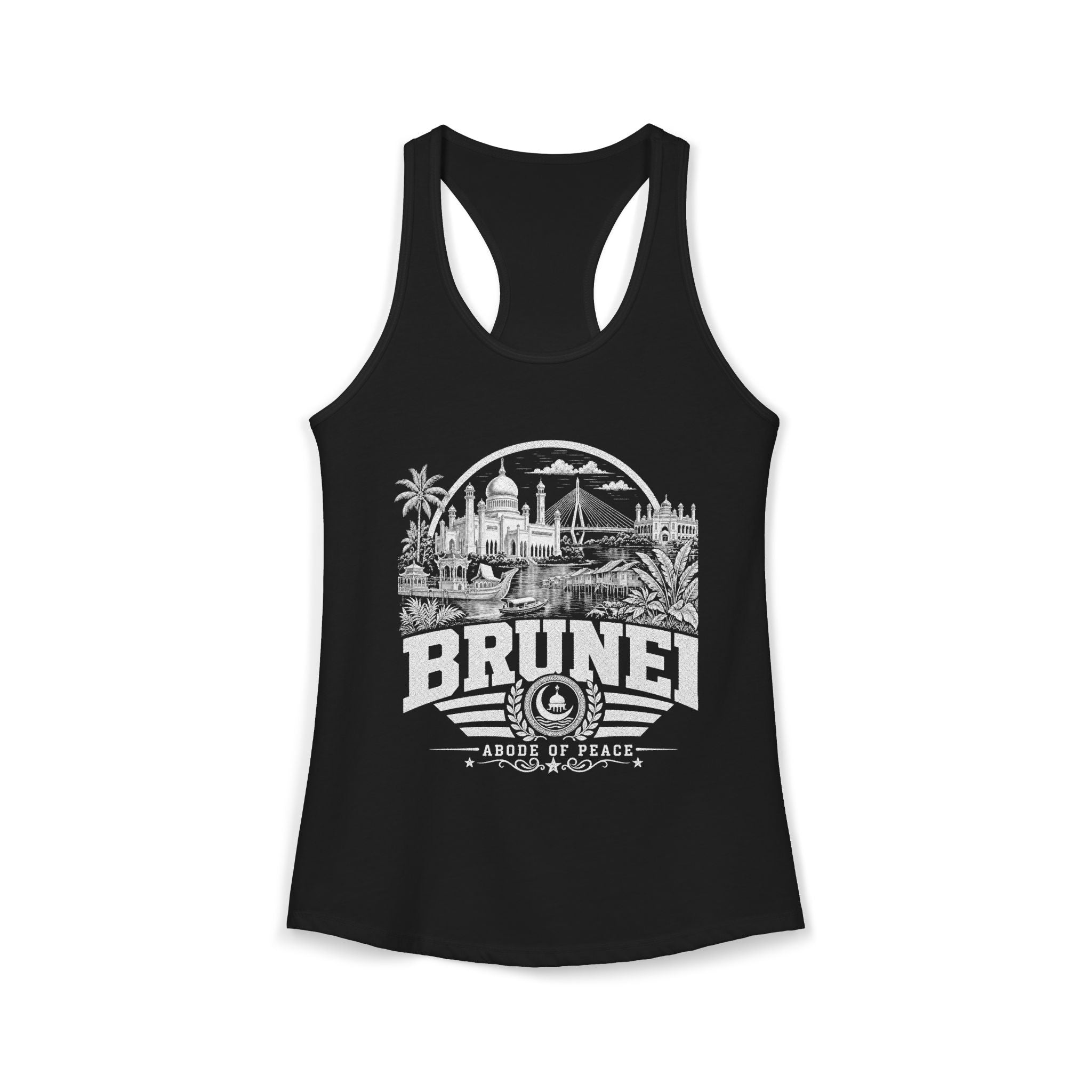 Camiseta sin mangas de mujer "Brunei: Morada de la Paz"