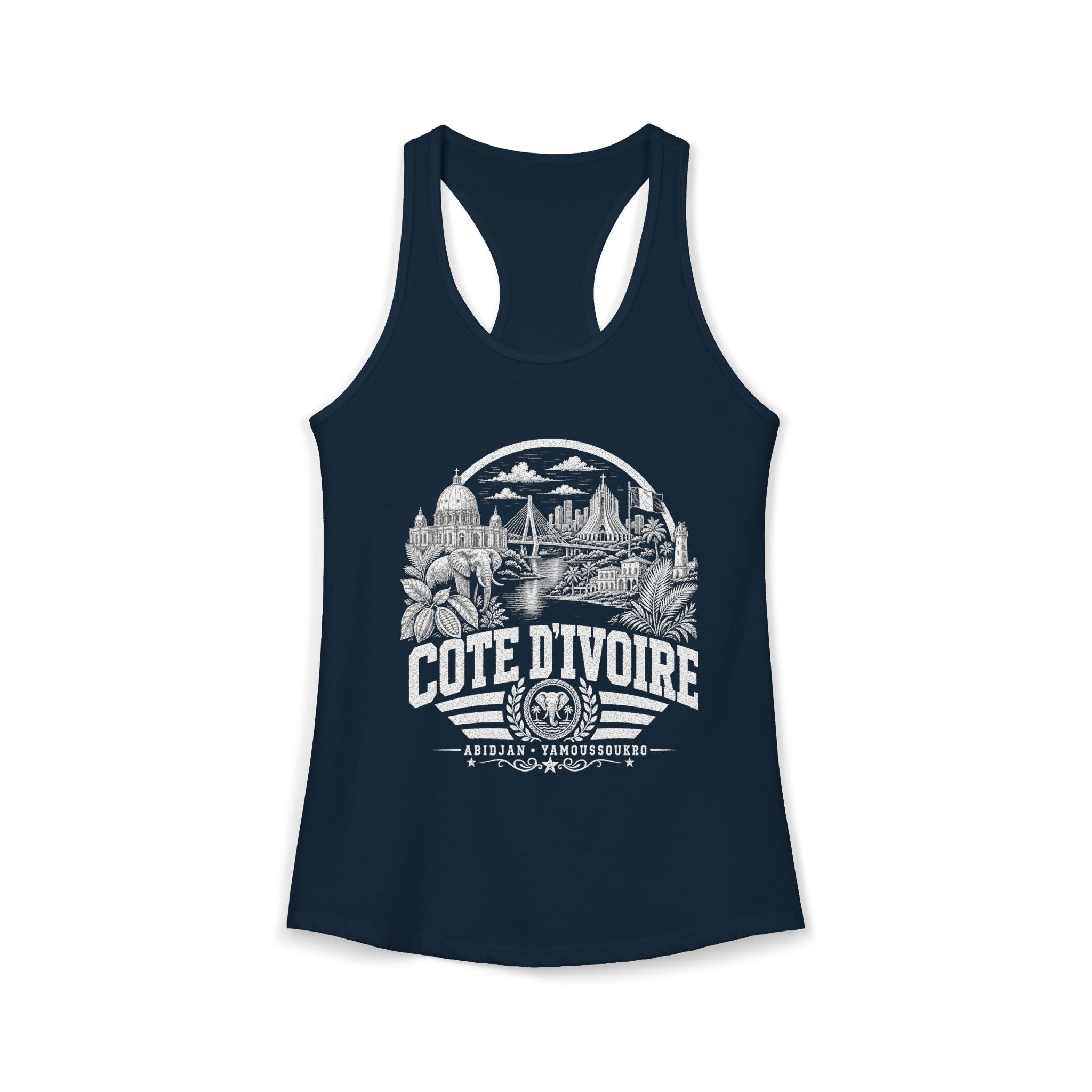 Cote d'Ivoire Land of Elephants Women's Tank Top