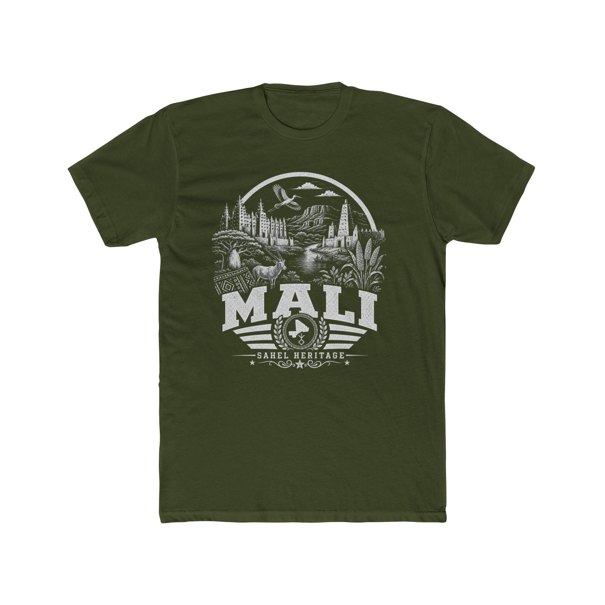 Camiseta Masculina Mali Sahel Heritage