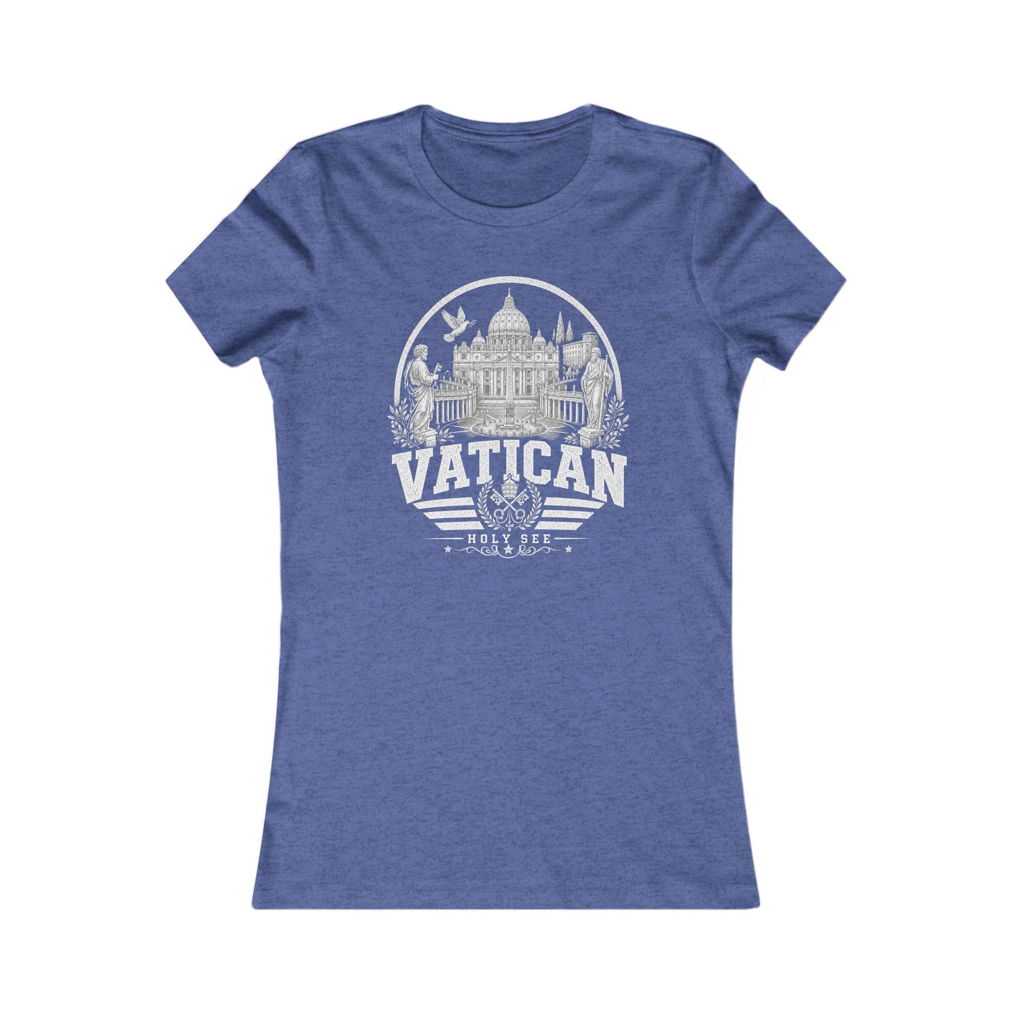 Vatican vintage landmarks women's tee — iconic landmark design | Nameshi Destinations (view 13)