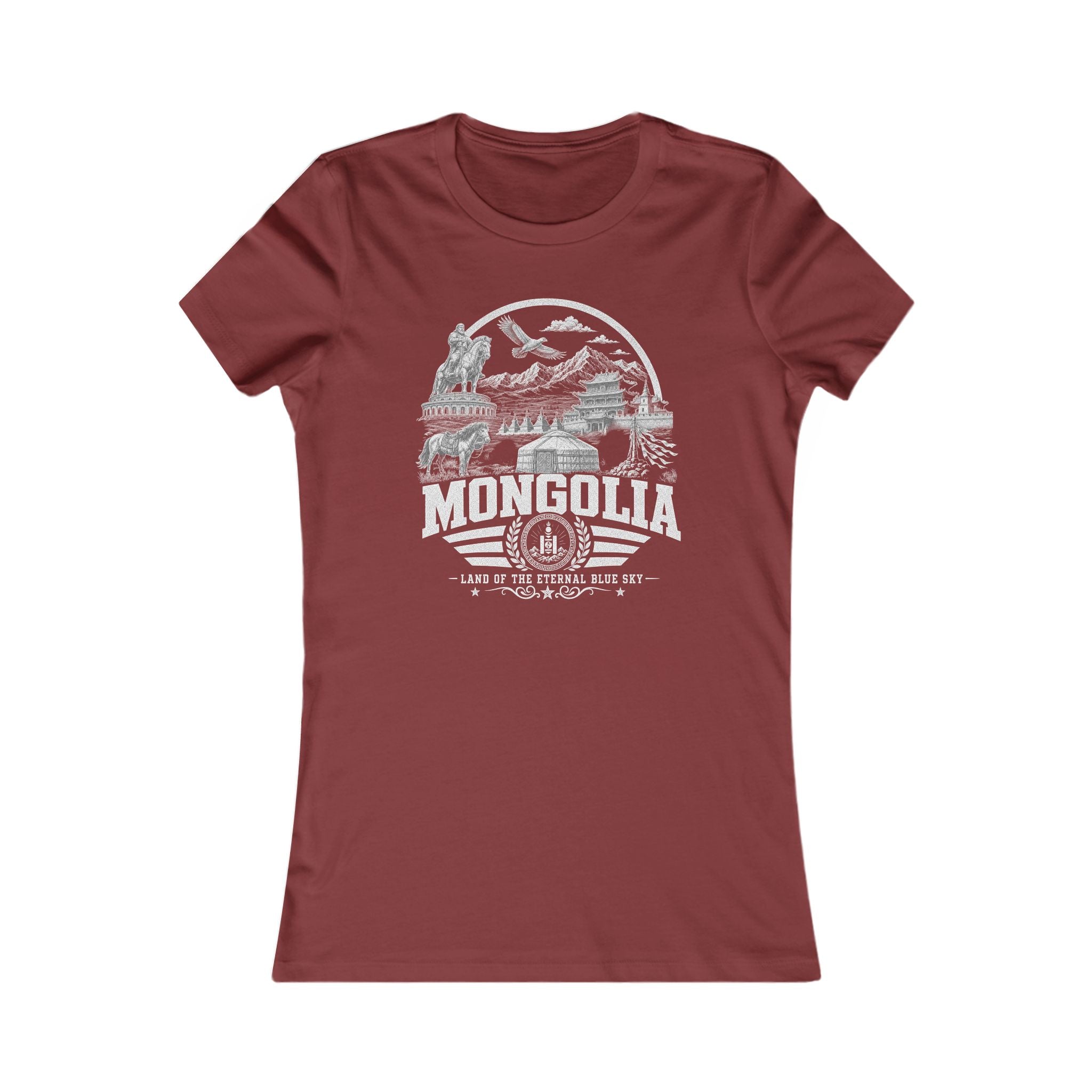 Mongólia, Terra do Céu Azul Eterno, Camiseta Feminina