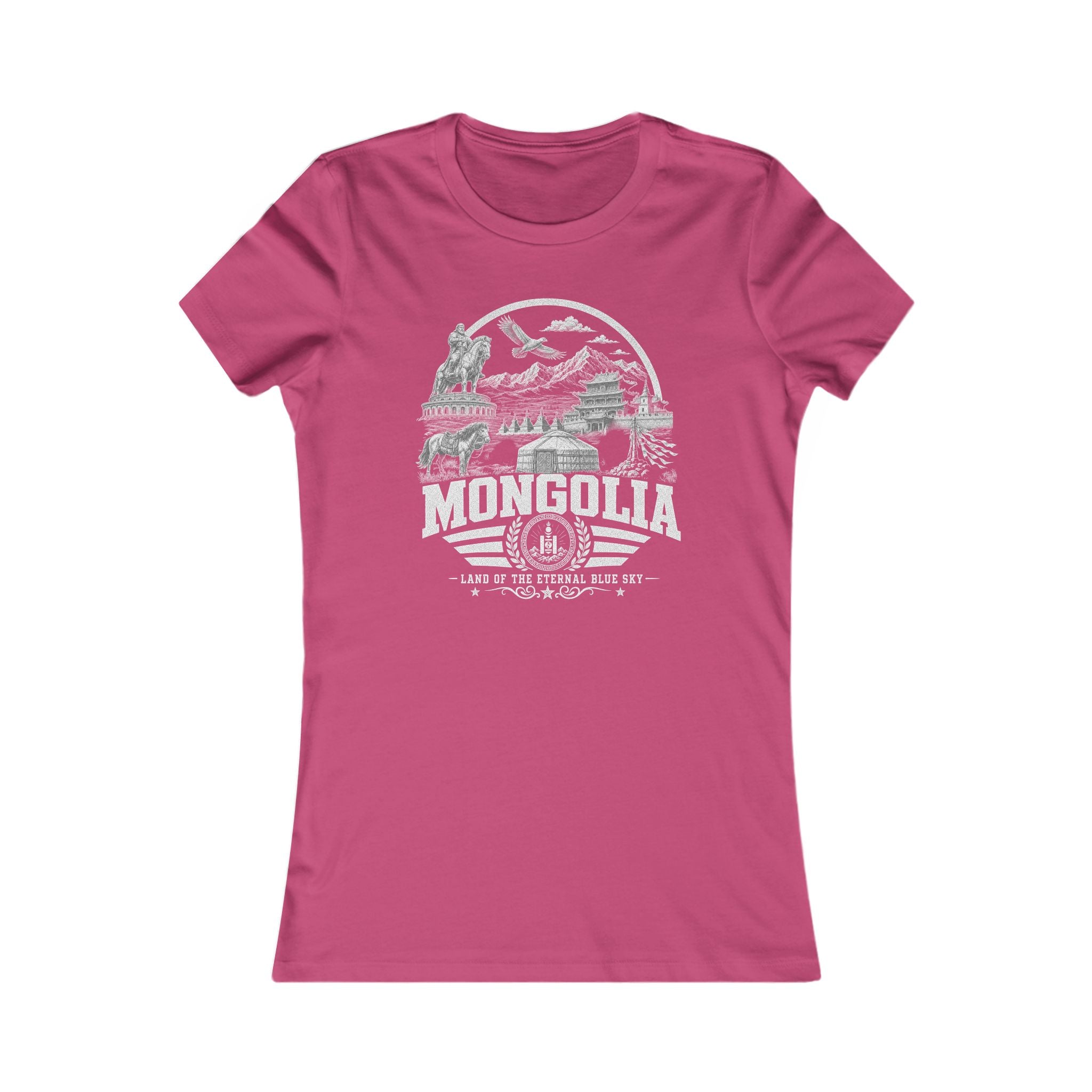 Mongólia, Terra do Céu Azul Eterno, Camiseta Feminina
