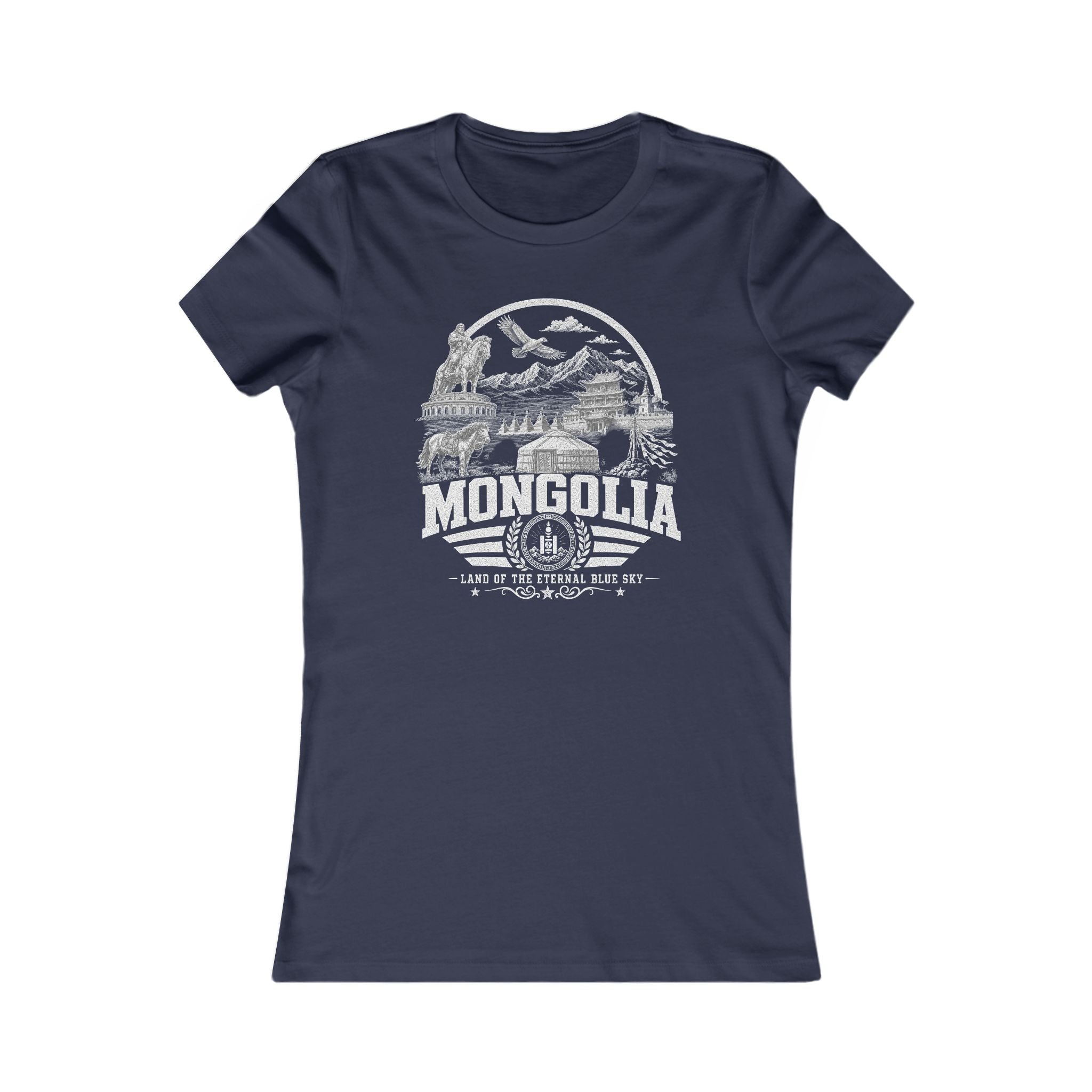 Mongólia, Terra do Céu Azul Eterno, Camiseta Feminina