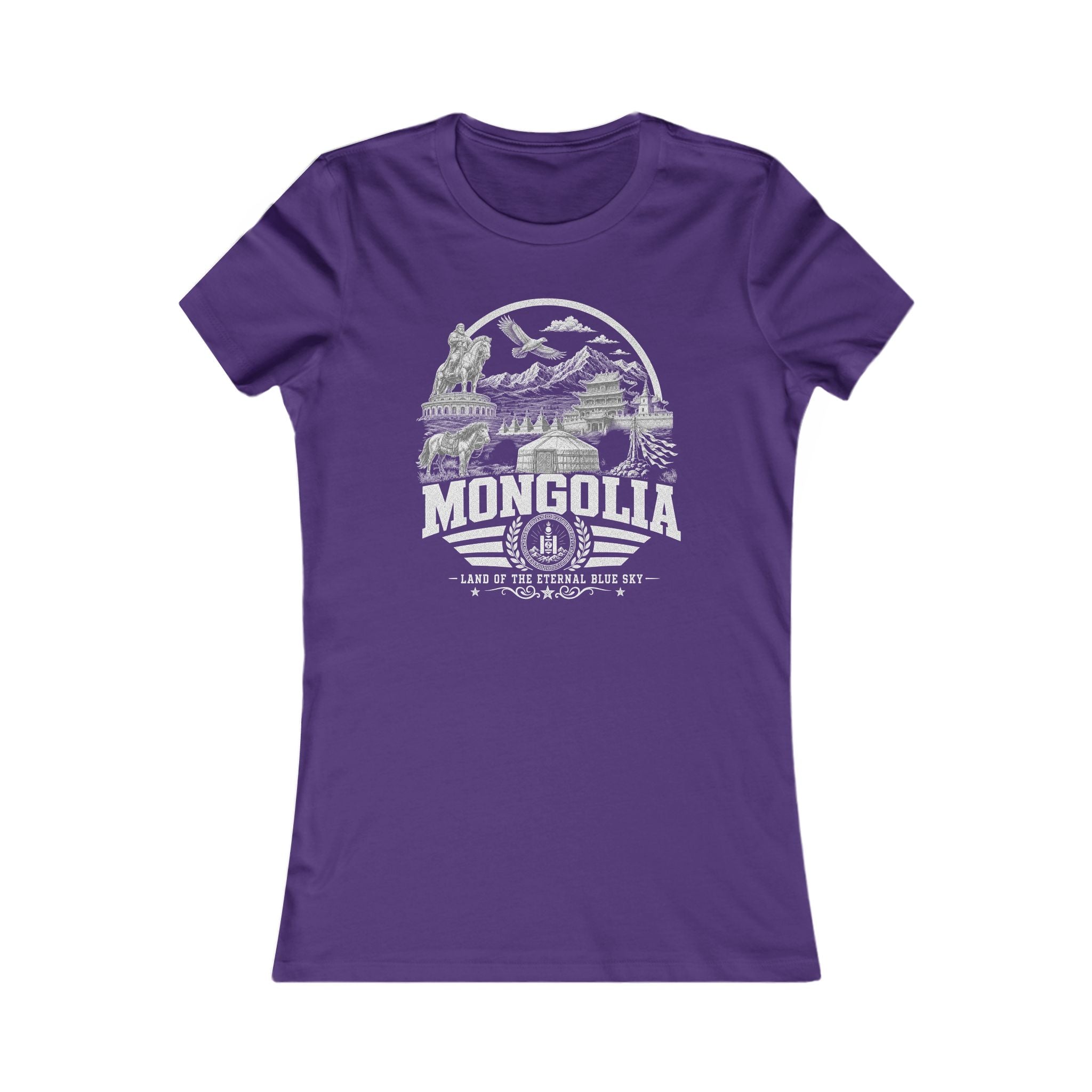 Mongólia, Terra do Céu Azul Eterno, Camiseta Feminina