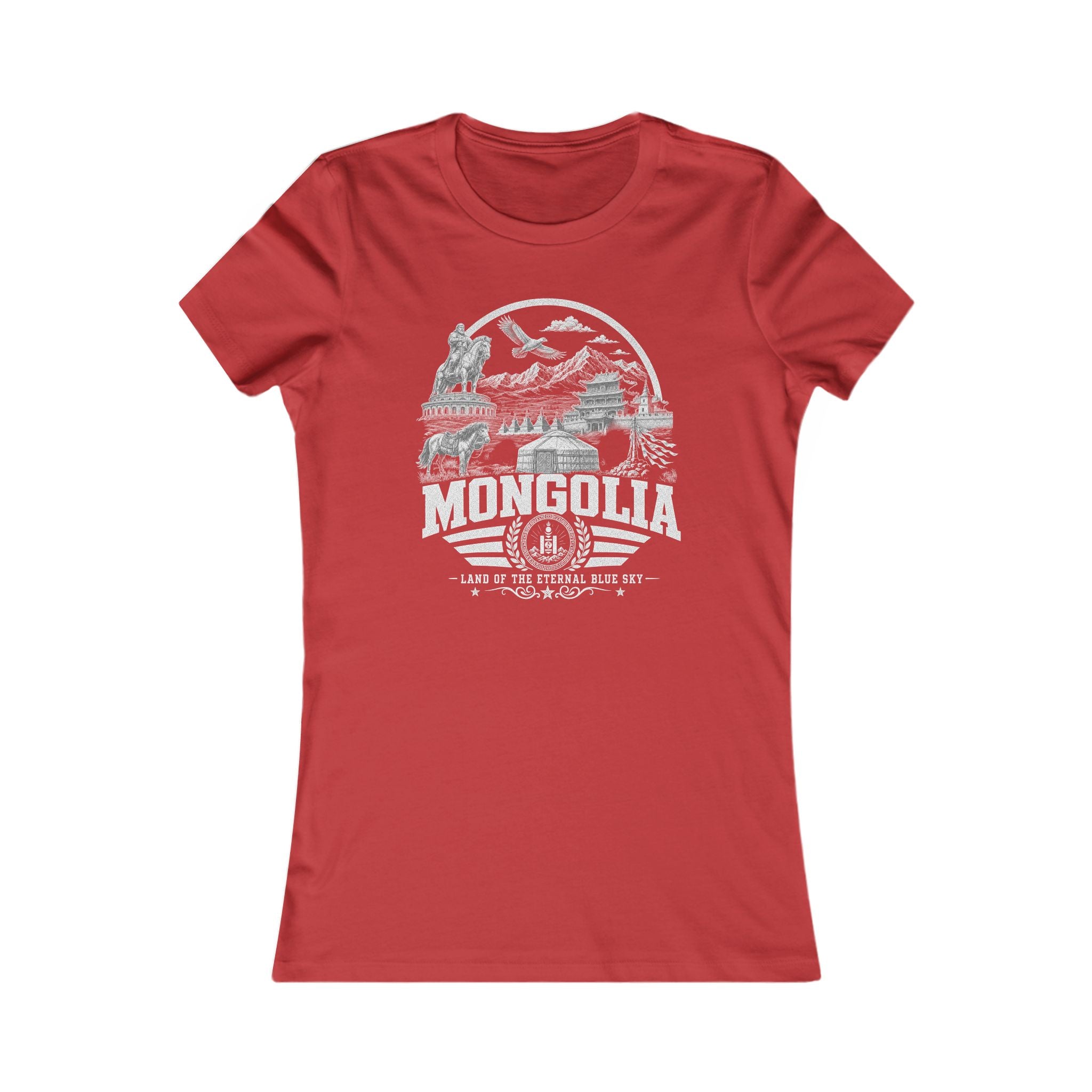 Mongólia, Terra do Céu Azul Eterno, Camiseta Feminina