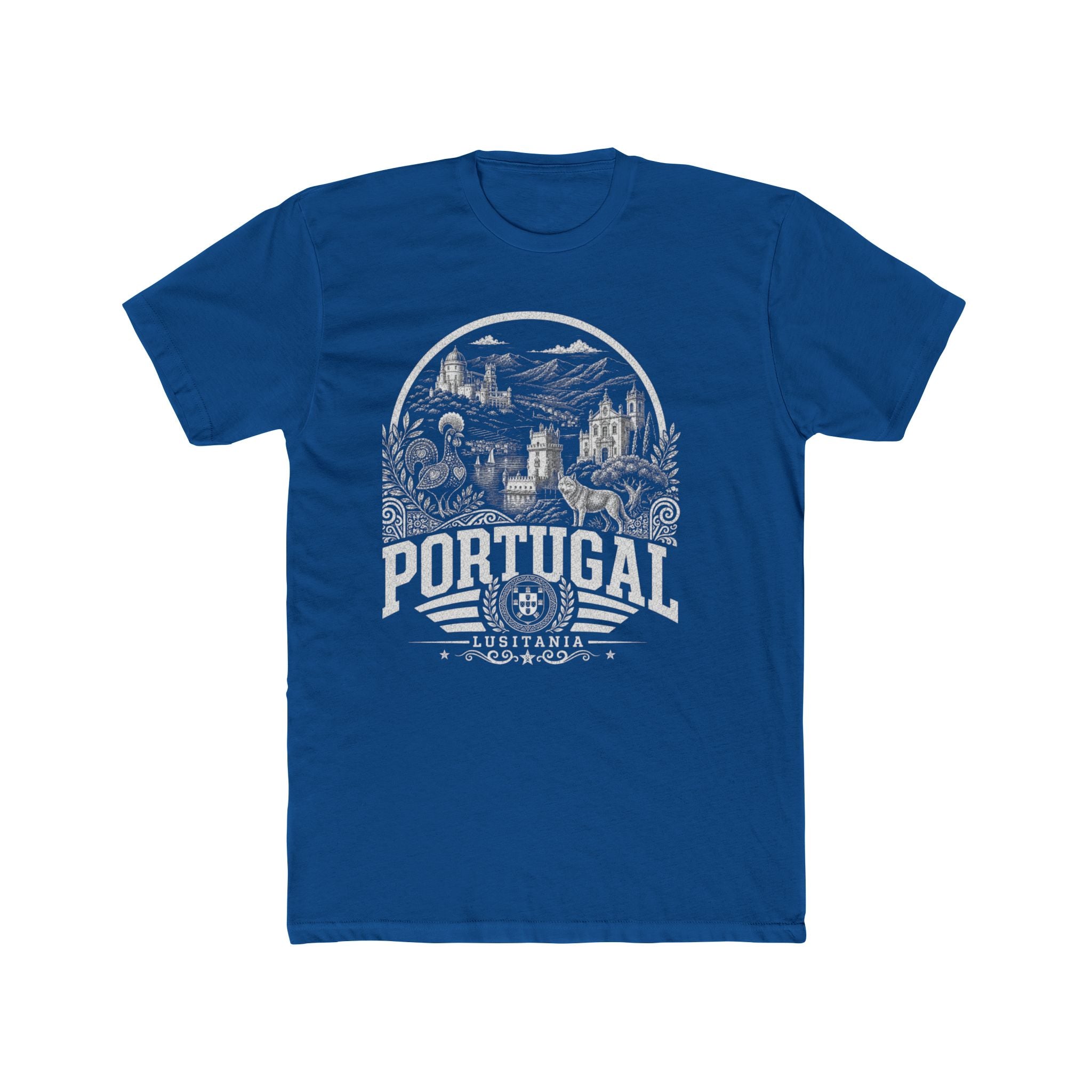 Portugal vintage landmarks men's tee — iconic landmark design | Nameshi Destinations (view 10)