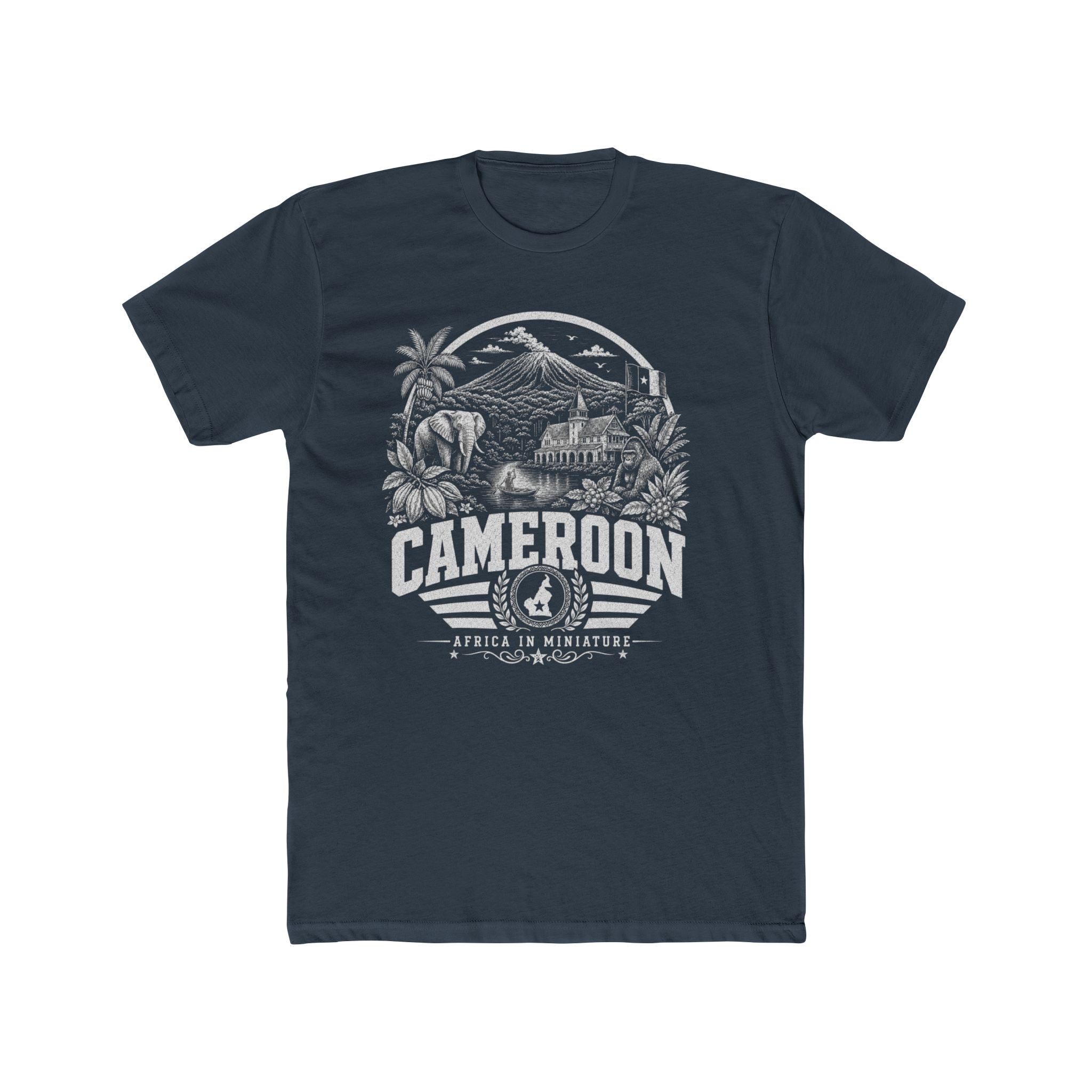 Camarões África em Miniatura Camiseta Masculina