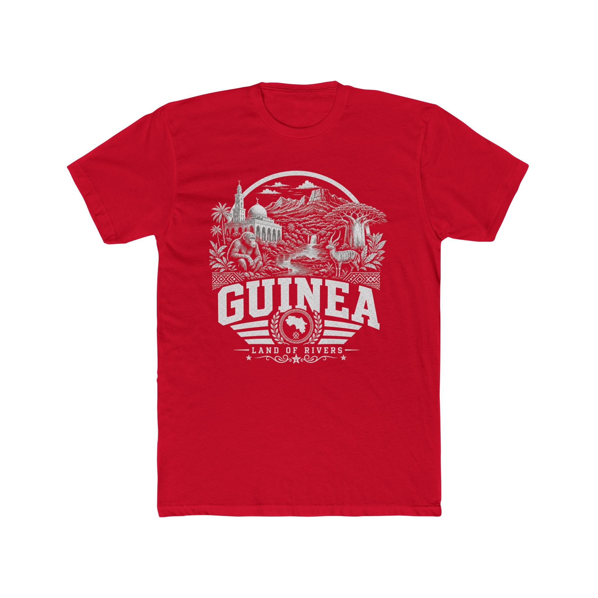 Camiseta Masculina Guiné, Terra dos Rios