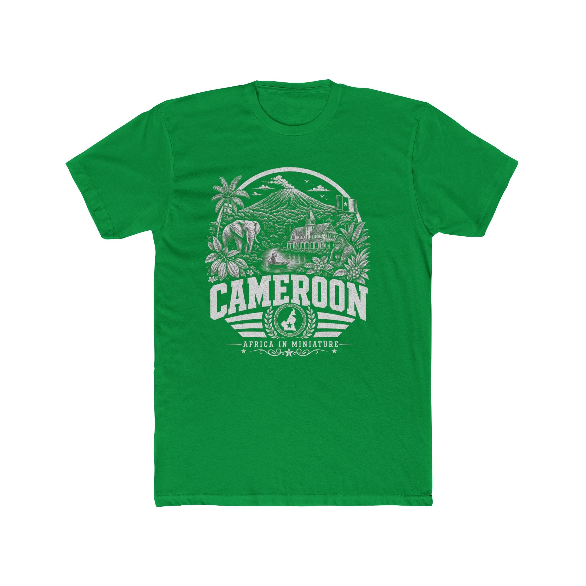 Camarões África em Miniatura Camiseta Masculina