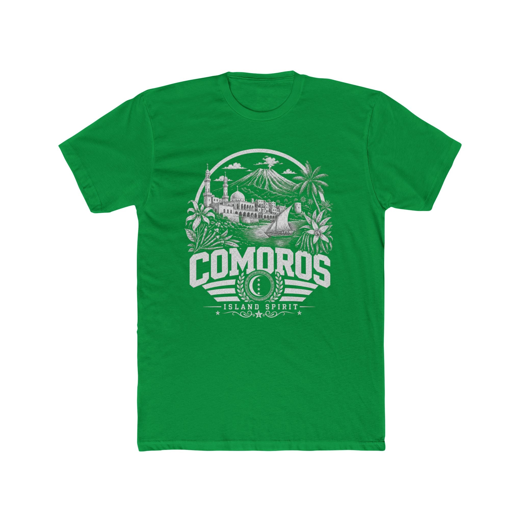 Camiseta Masculina Comoros Island Spirit