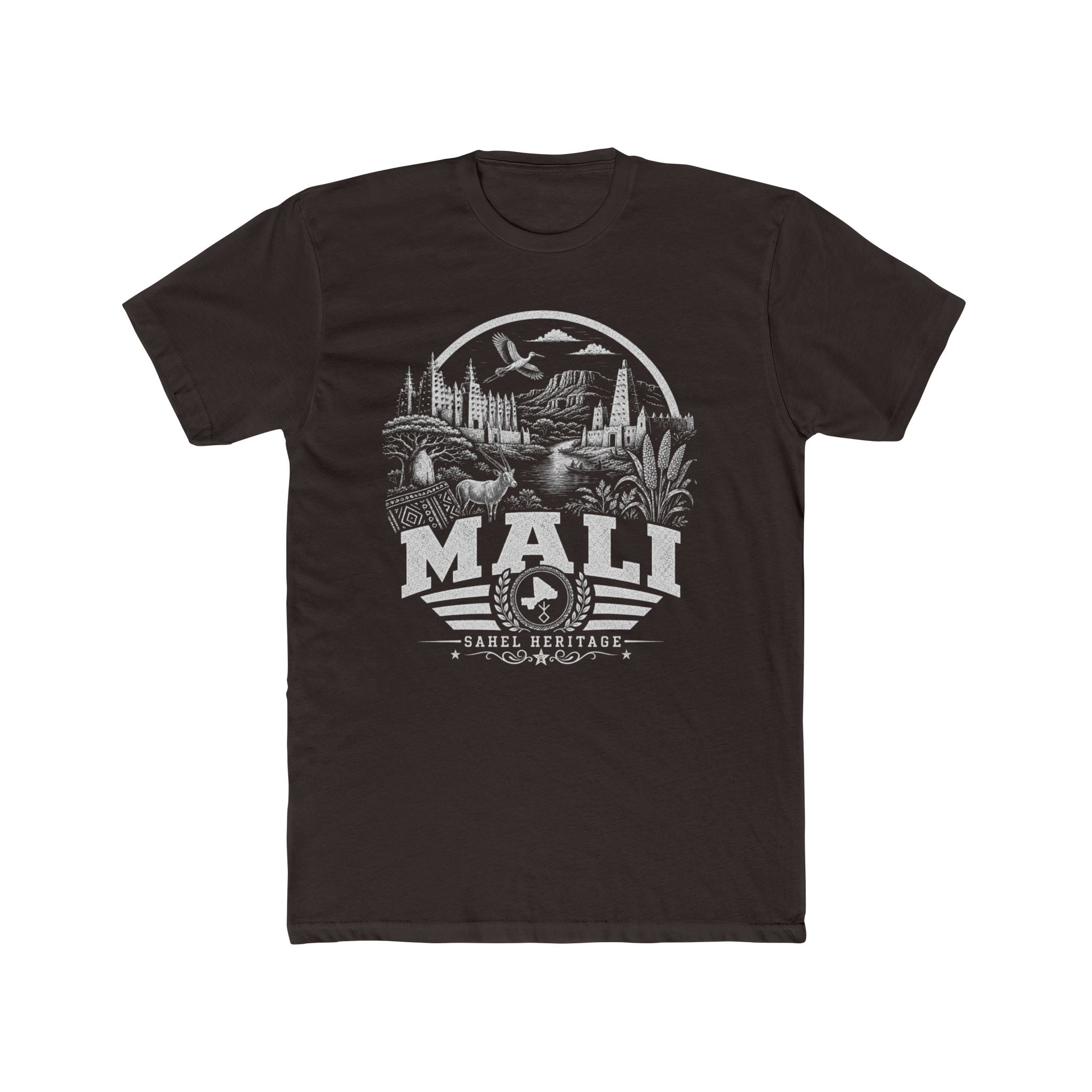 Camiseta Masculina Mali Sahel Heritage