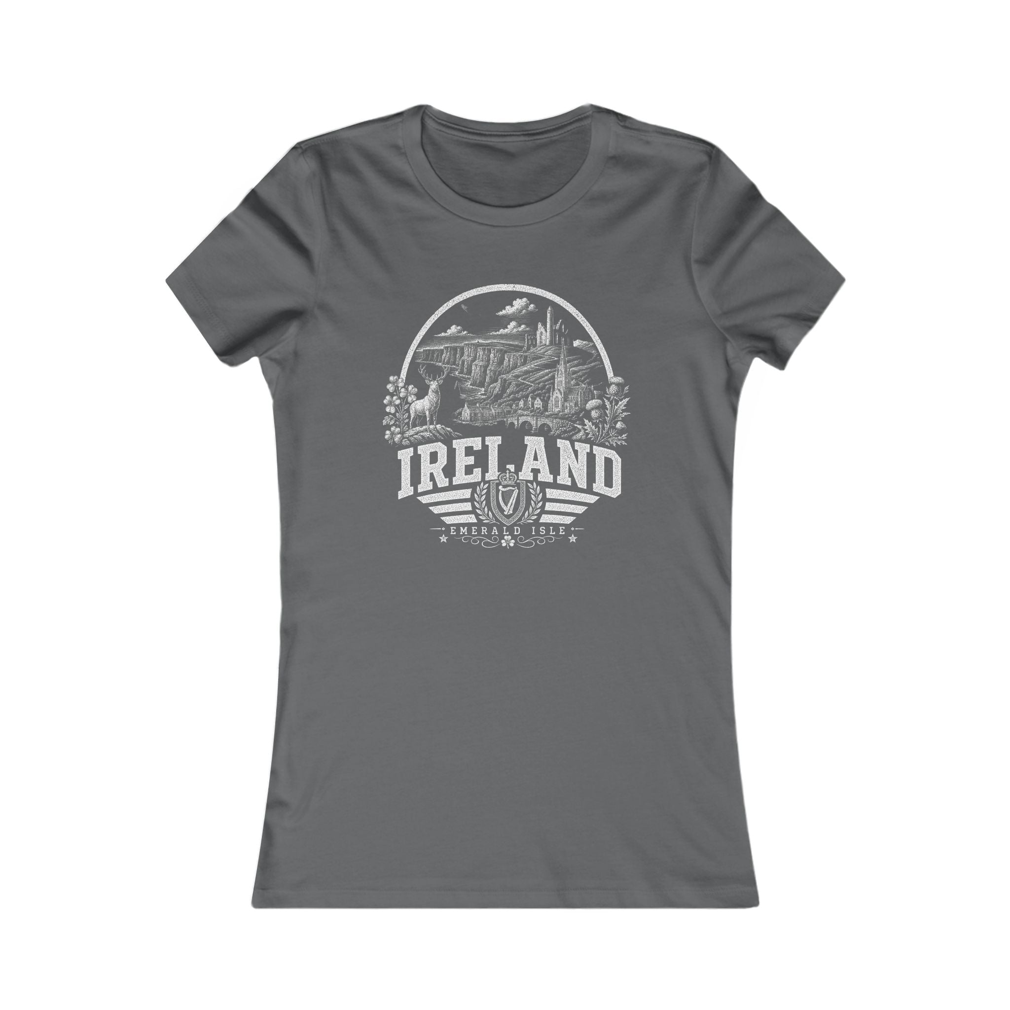 Ireland vintage landmarks women's tee — iconic landmark design | Nameshi Destinations (view 11)