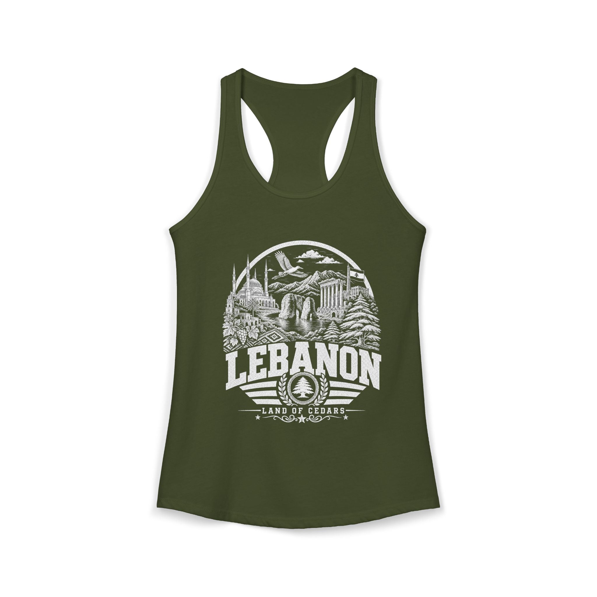 Lebanon Land of Cedars Women's Tank Top