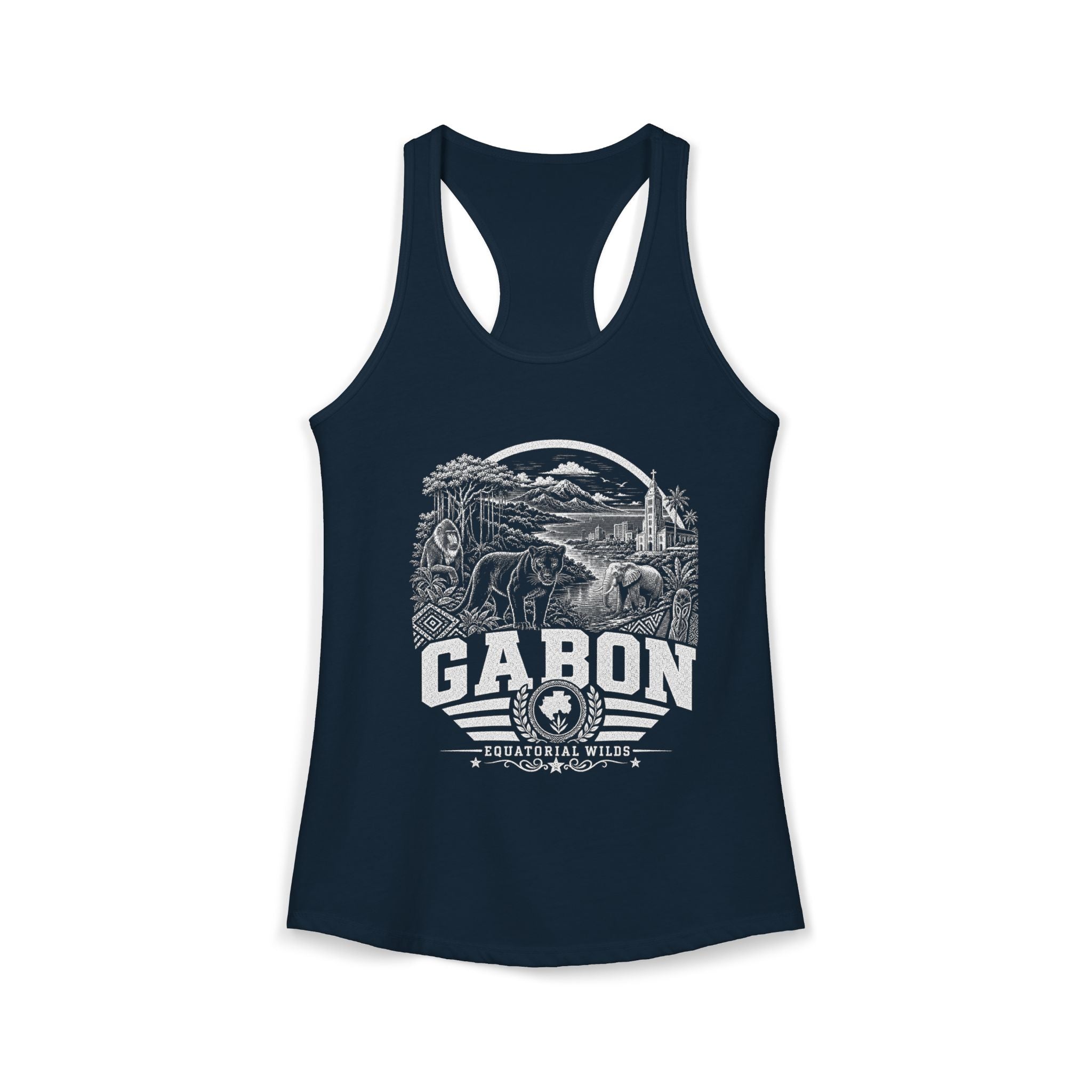 Gabon Equatorial Wilds Women's Tank Top