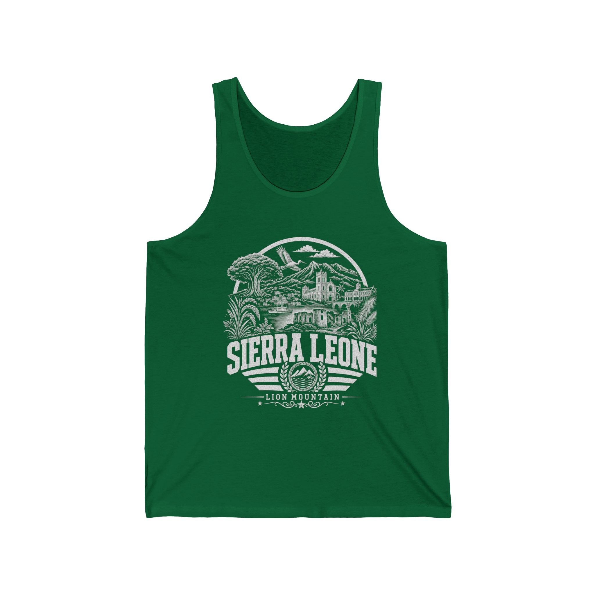 Sierra Leone Lion Mountain Men's Tank Top