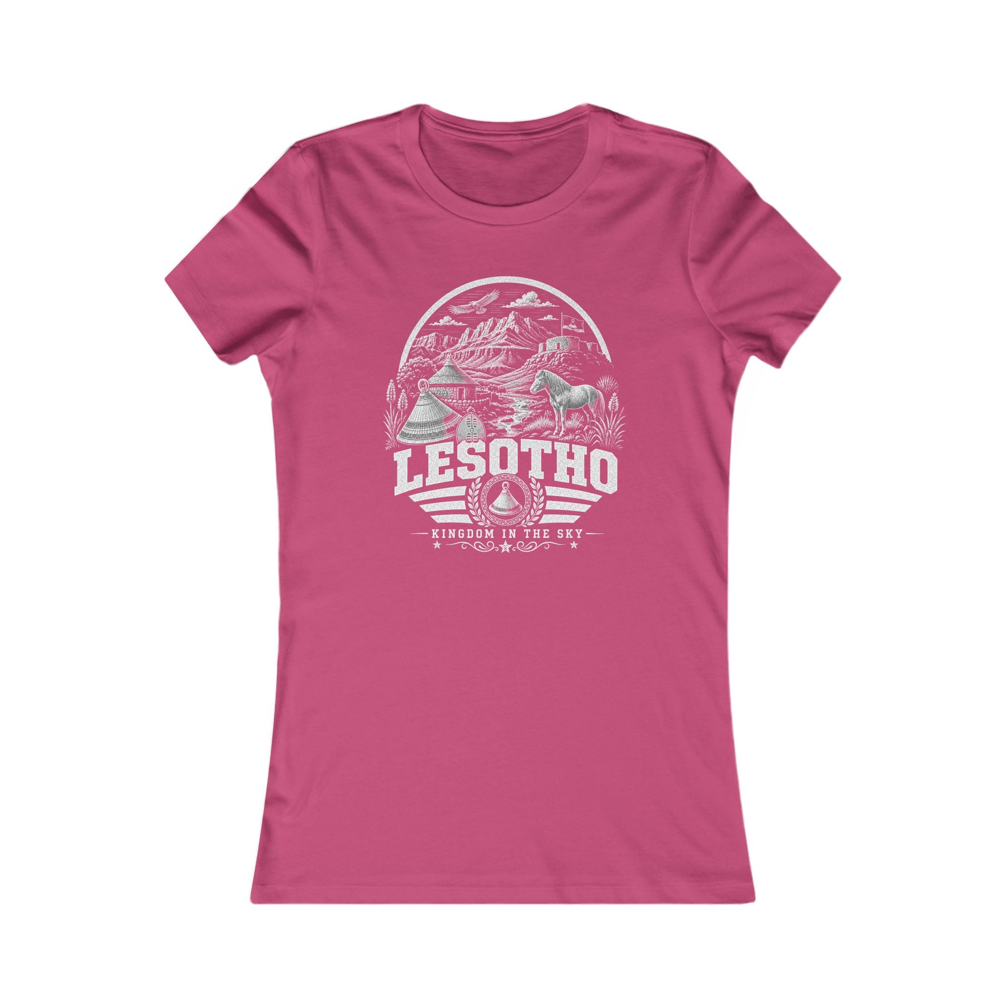 Camiseta Feminina Lesoto Reino no Céu