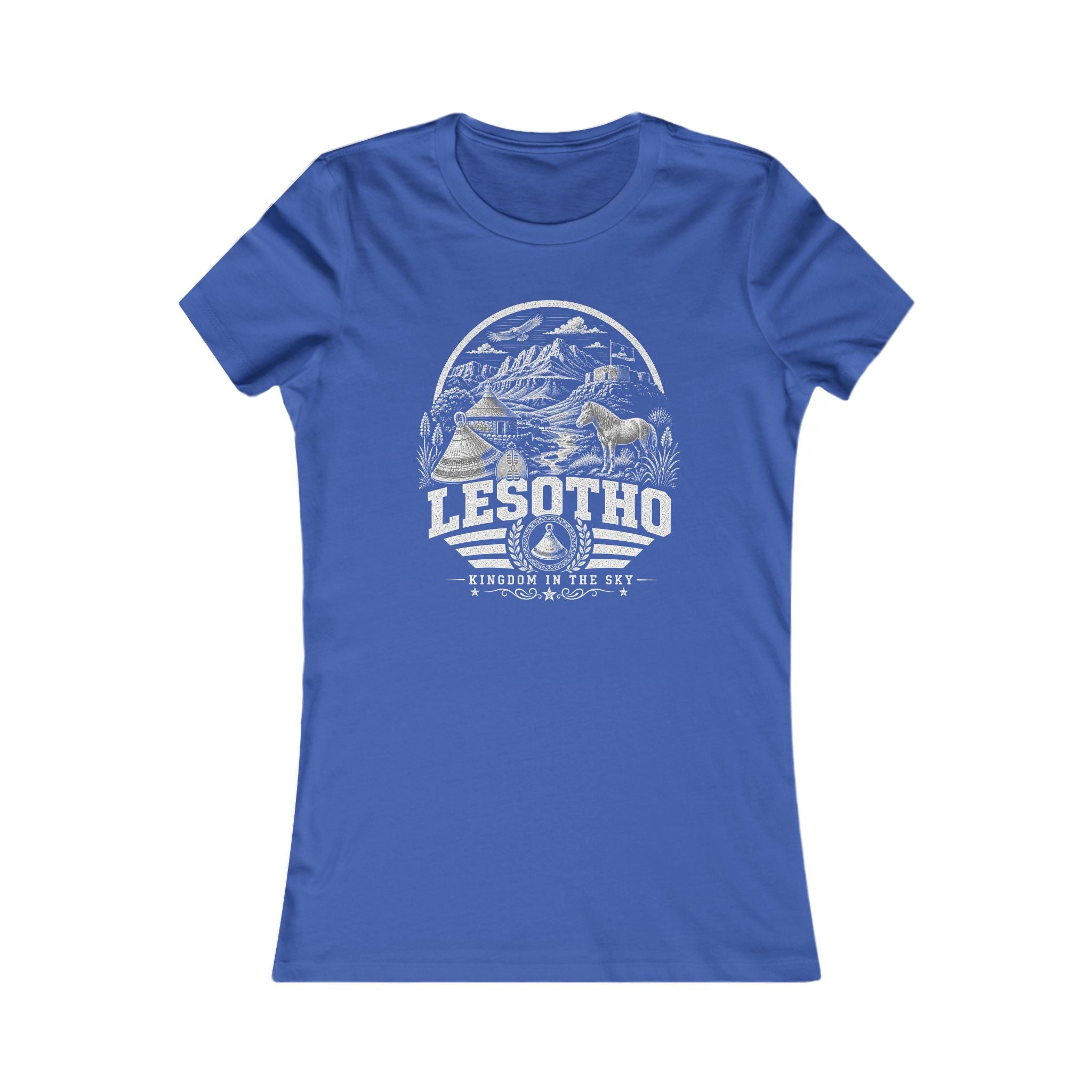 Camiseta Feminina Lesoto Reino no Céu