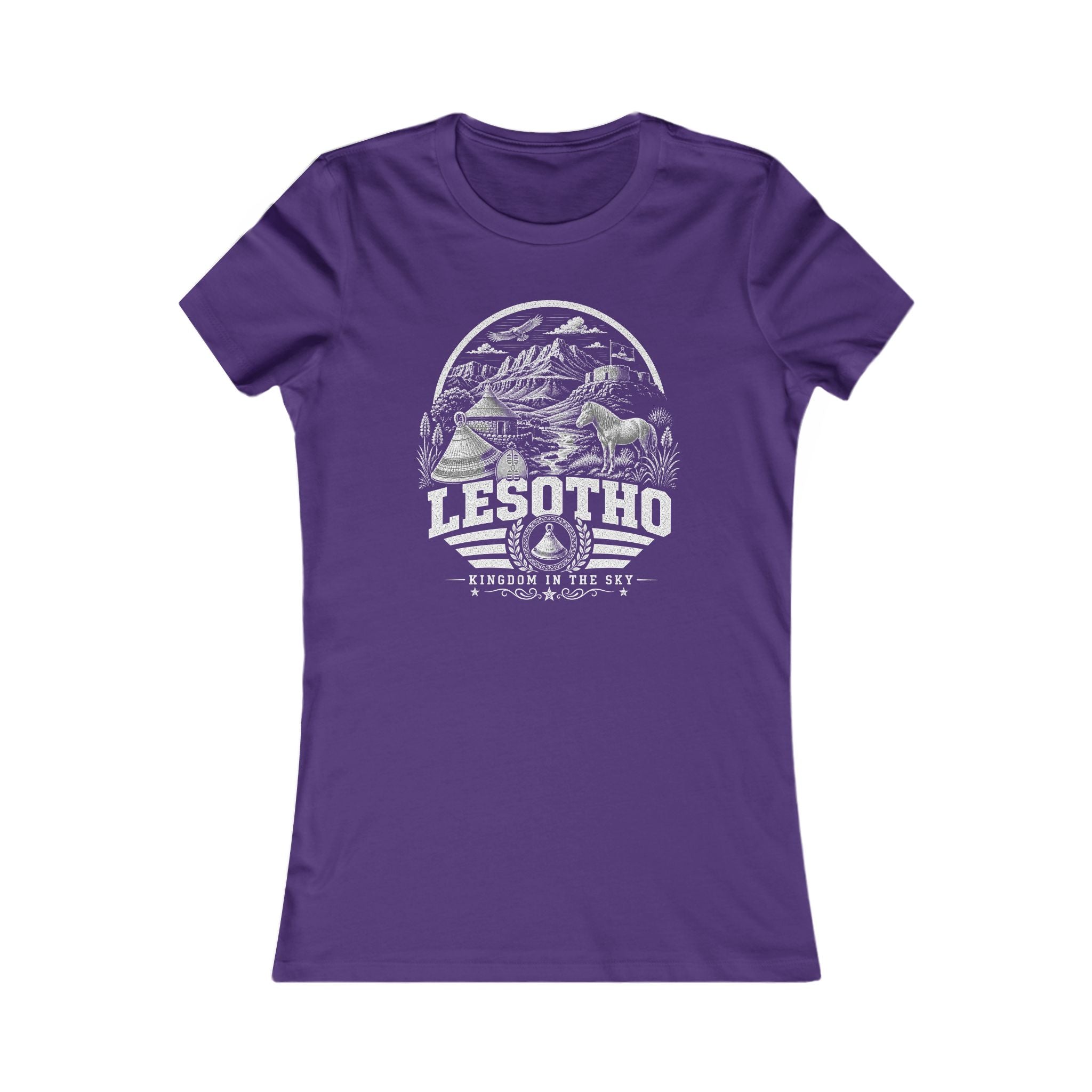 Camiseta Feminina Lesoto Reino no Céu