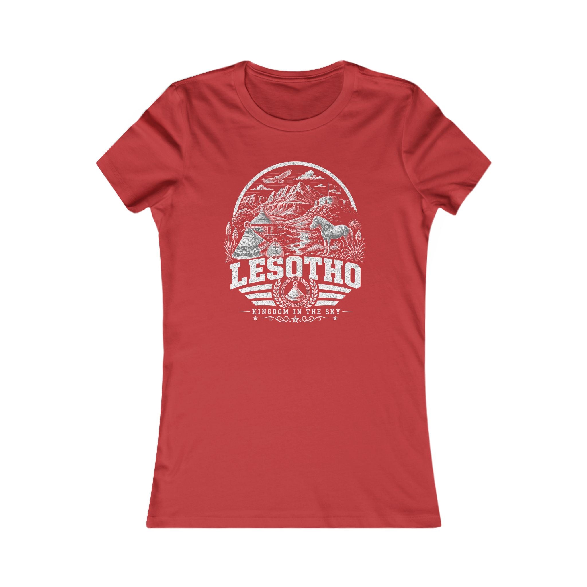Camiseta Feminina Lesoto Reino no Céu