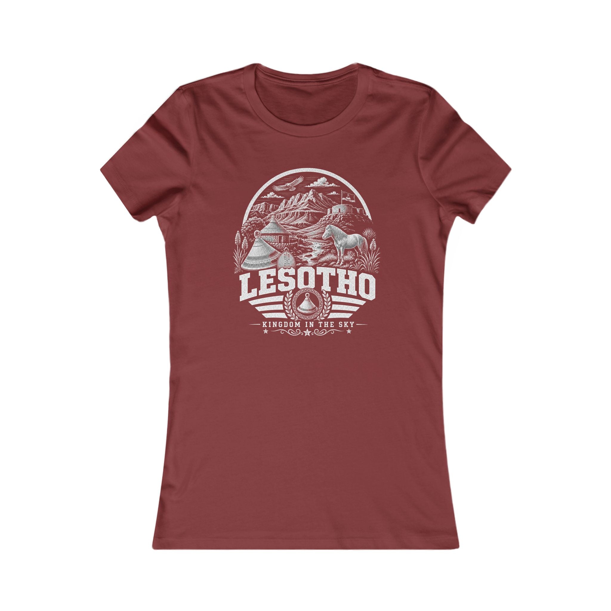 Camiseta Feminina Lesoto Reino no Céu