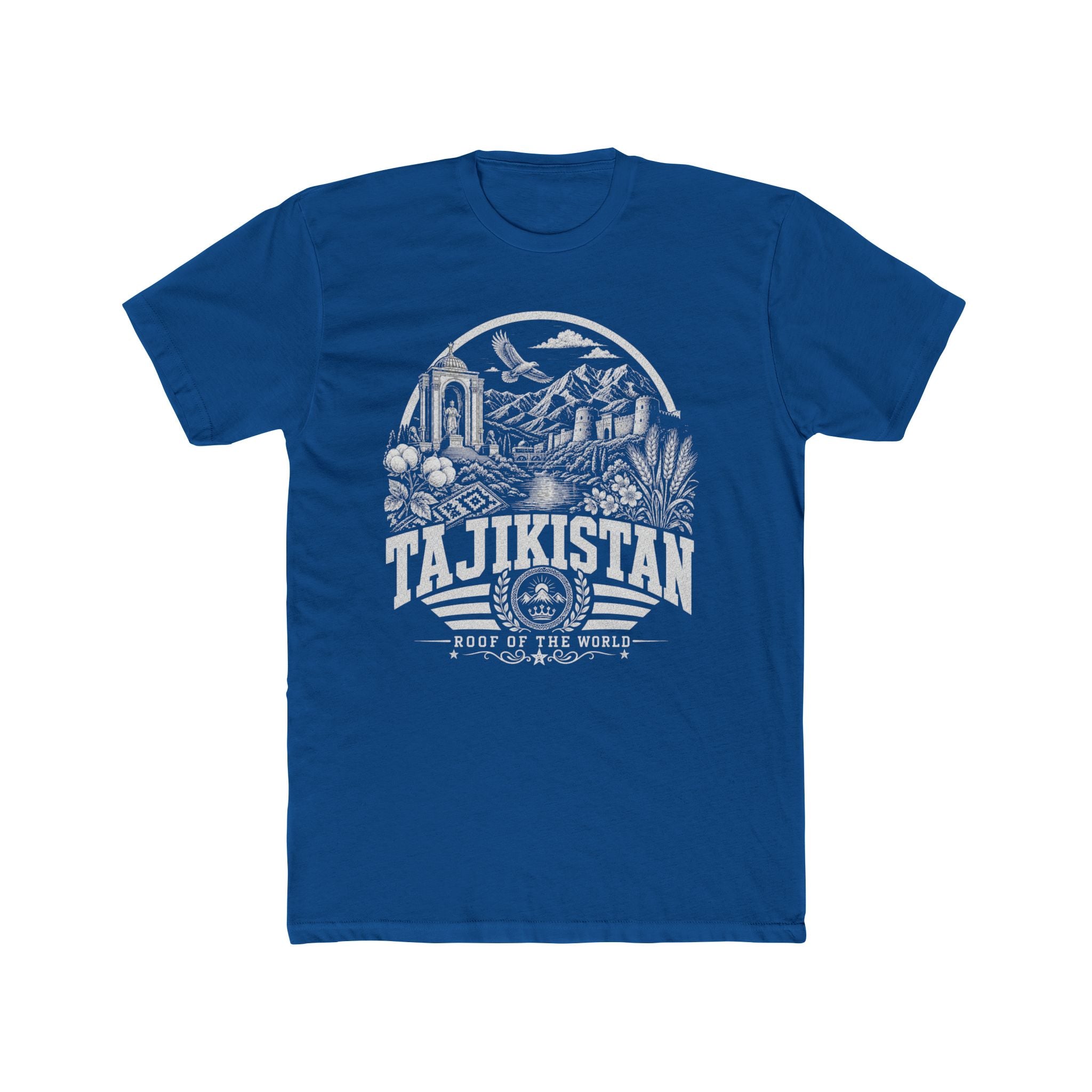 Camiseta Masculina Teto do Mundo Tajiquistão