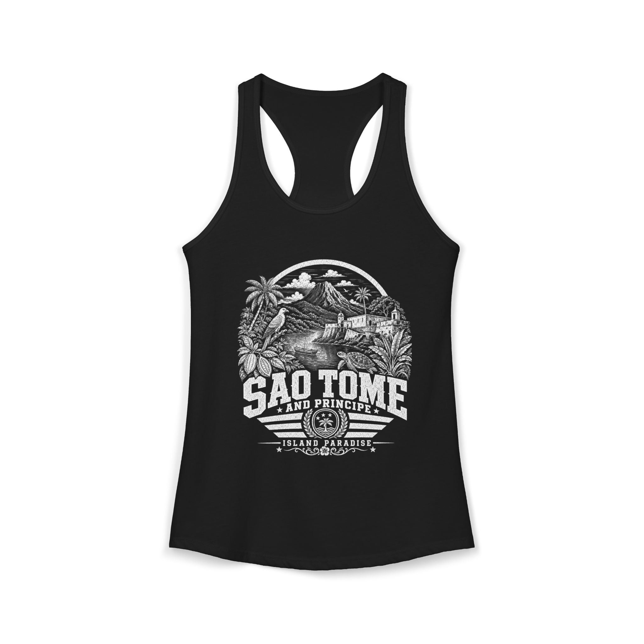 Sao Tome and Principe Island Paradise Women's Tank Top