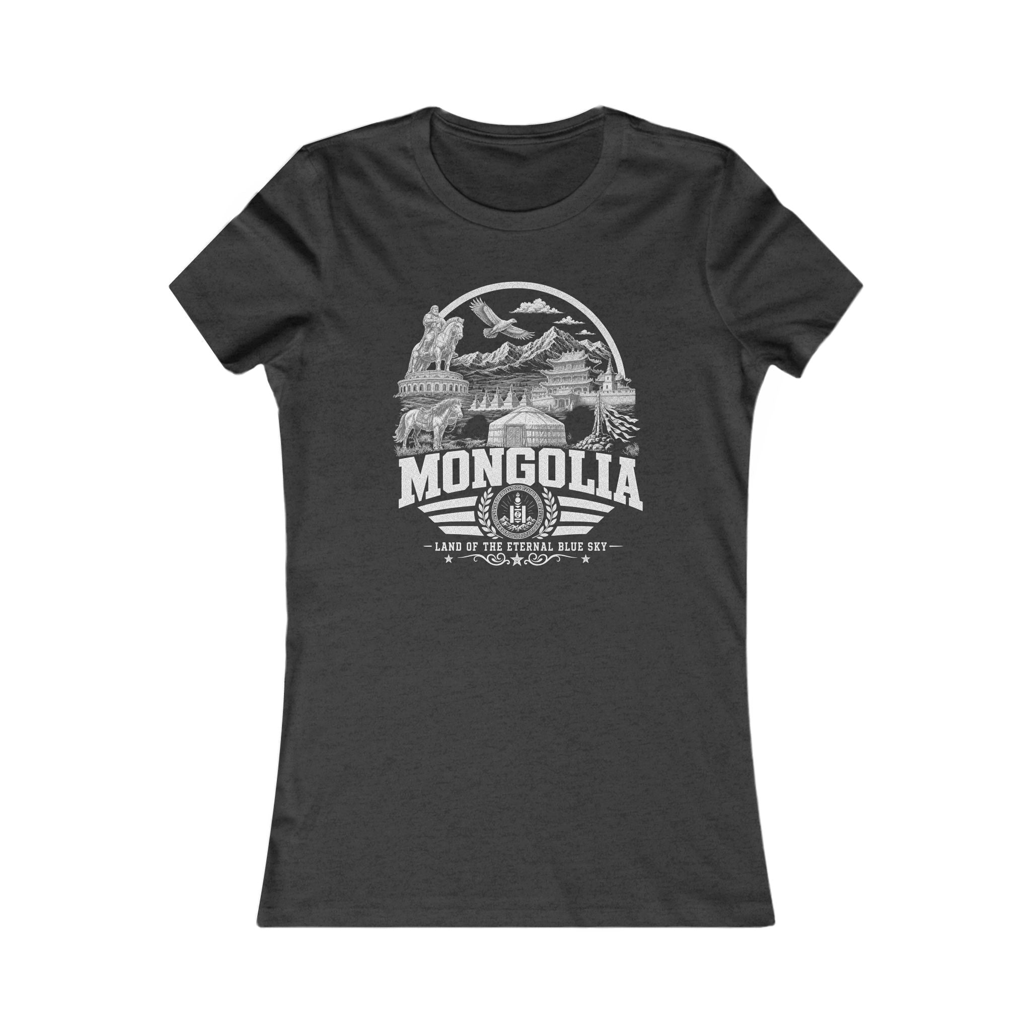Mongólia, Terra do Céu Azul Eterno, Camiseta Feminina